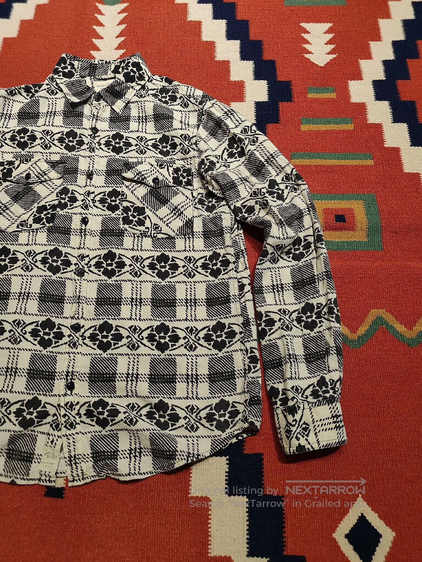 RRL Ralph Lauren RRL Ralph Lauren Small Floral Shirt. Size US M / EU 48-50 / 2 - 2 Thumbnail
