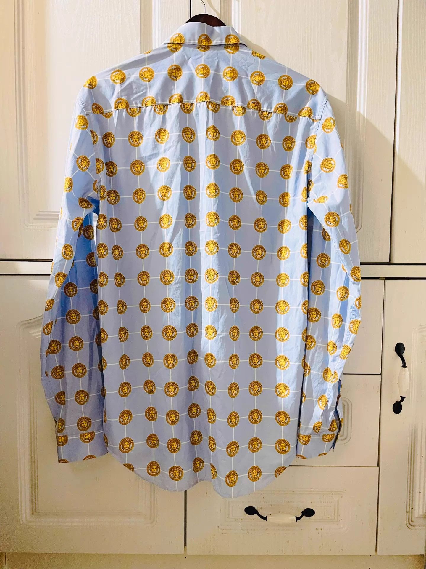 Versace Versace 25S Runway Medusa Print Long Sleeve Shirt Size US XS / EU 42 / 0 - 2 Thumbnail