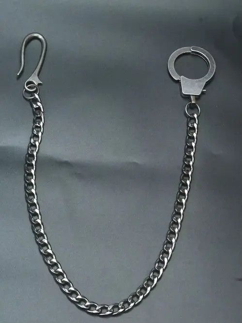 Jewelry Kamachi x natsu thumb cuff belt U hook pant chain Size ONE SIZE - 8 Thumbnail