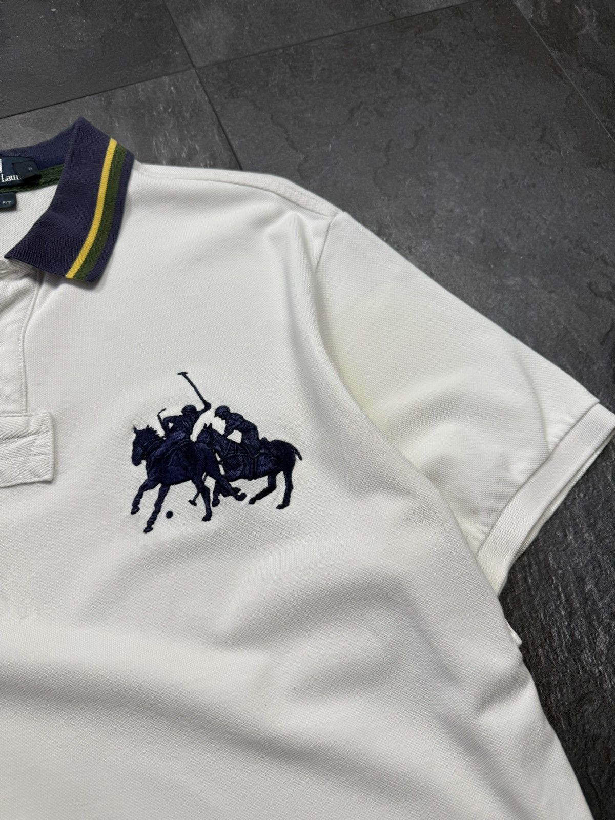 Polo Ralph Lauren × Streetwear × Vintage Vintage polo Ralph Lauren big pony polo tee Size US XL / EU 56 / 4 - 2 Thumbnail