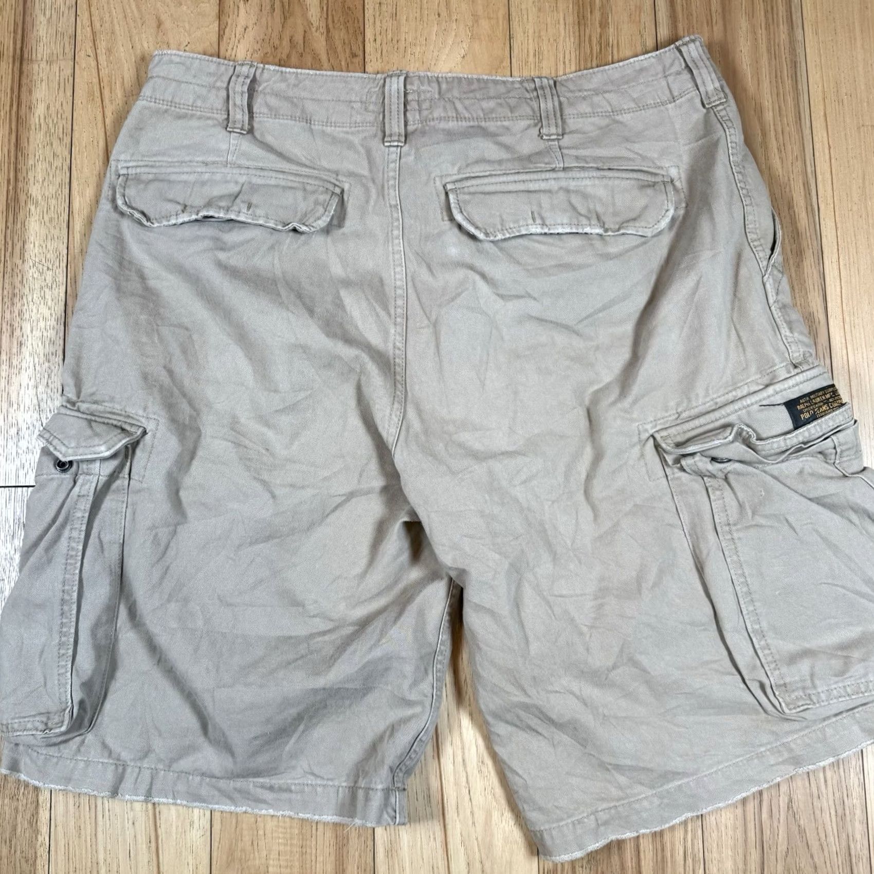 Polo Ralph Lauren VINTAGE Polo Ralph Lauren Cargo Shorts Mens 38 Khaki Beige Brown Military Style Boys? Size US M / EU 48-50 / 2 - 5 Thumbnail