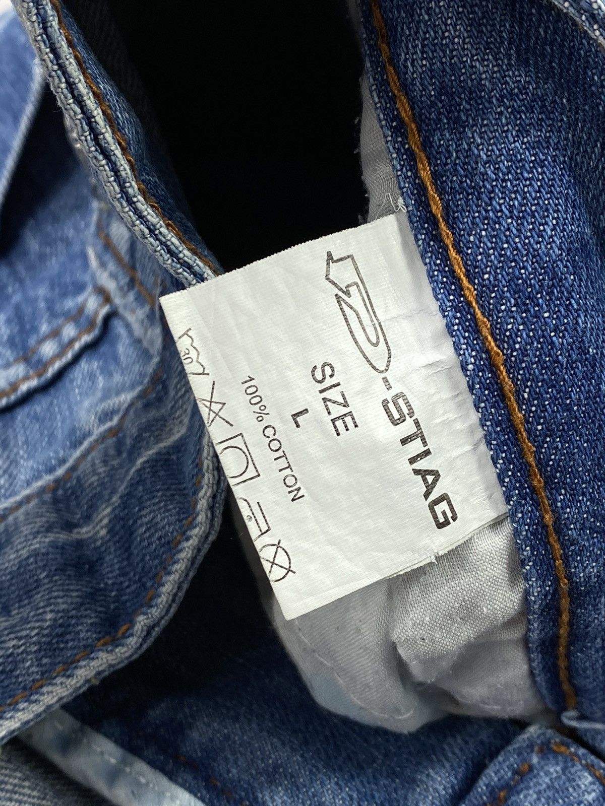 Vintage 🔥LASTDROP🔥 Y2K L Low Rise Starfish Flared Denim Jeans Pants Size 32" / US 10 / IT 46 - 16 Thumbnail