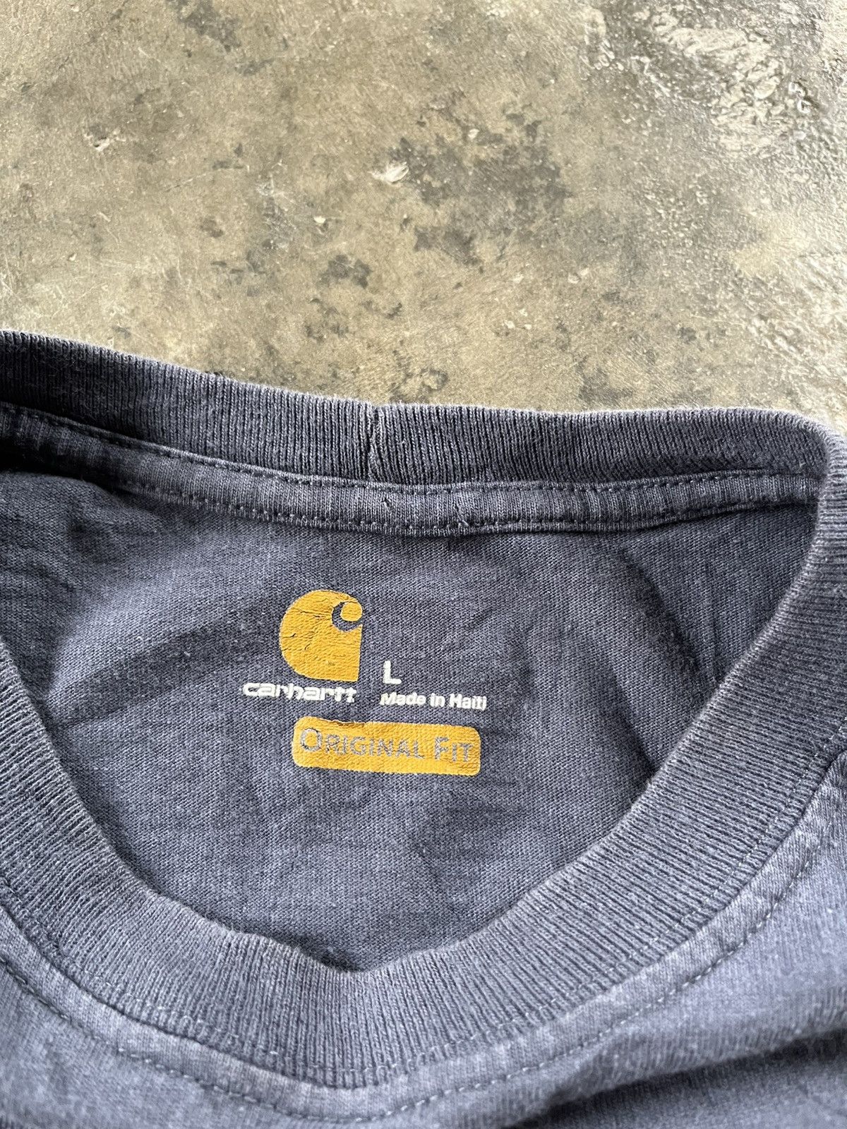 Carhartt × Vintage ⚡️Vintage Carhartt Single Pocket Logo Long Sleeve Tees Size US L / EU 52-54 / 3 - 3 Thumbnail