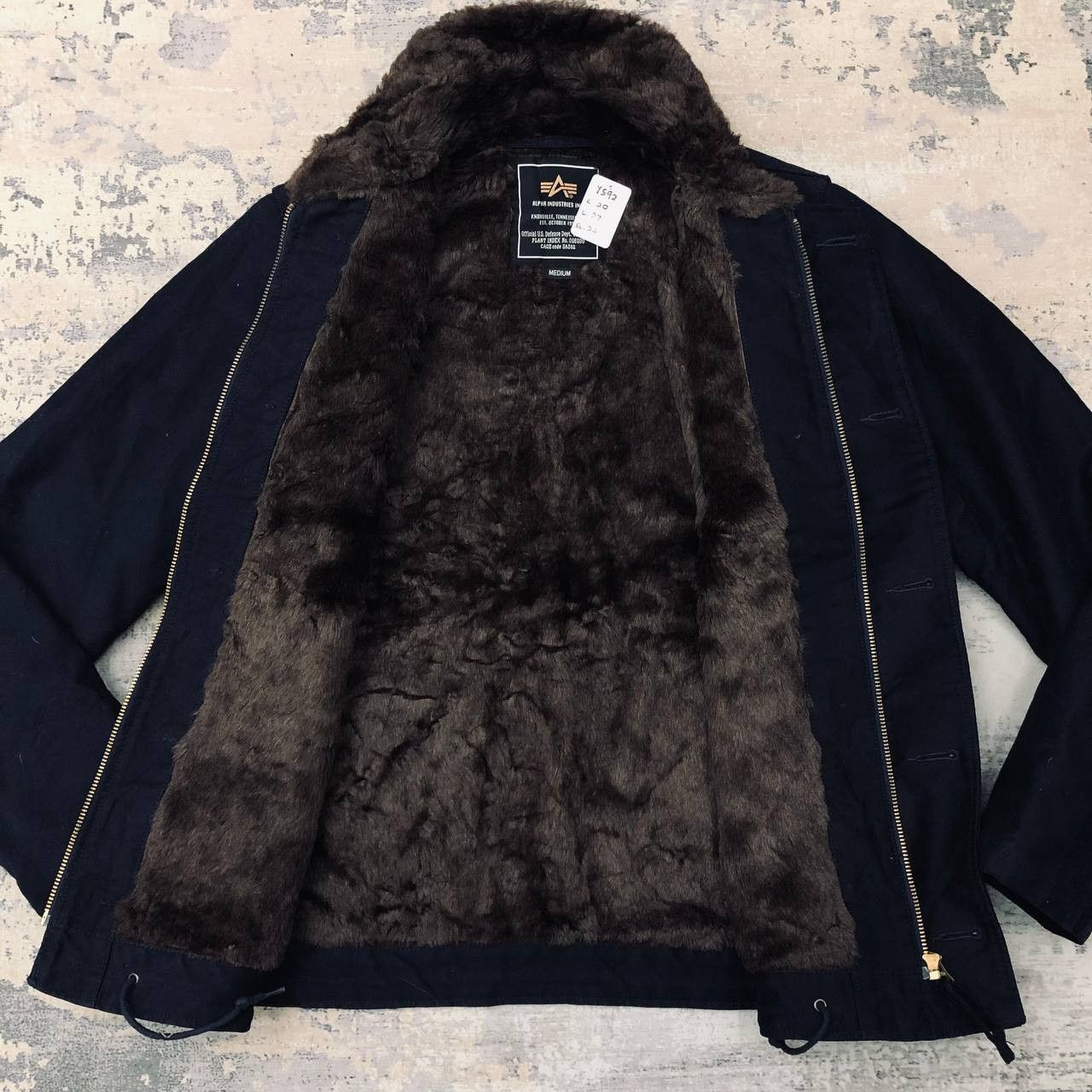 Alpha Industries Y592 U.S.A.I ALPHA INDUSTRIES SHERPA JACKETS Size US M / EU 48-50 / 2 - 5 Thumbnail