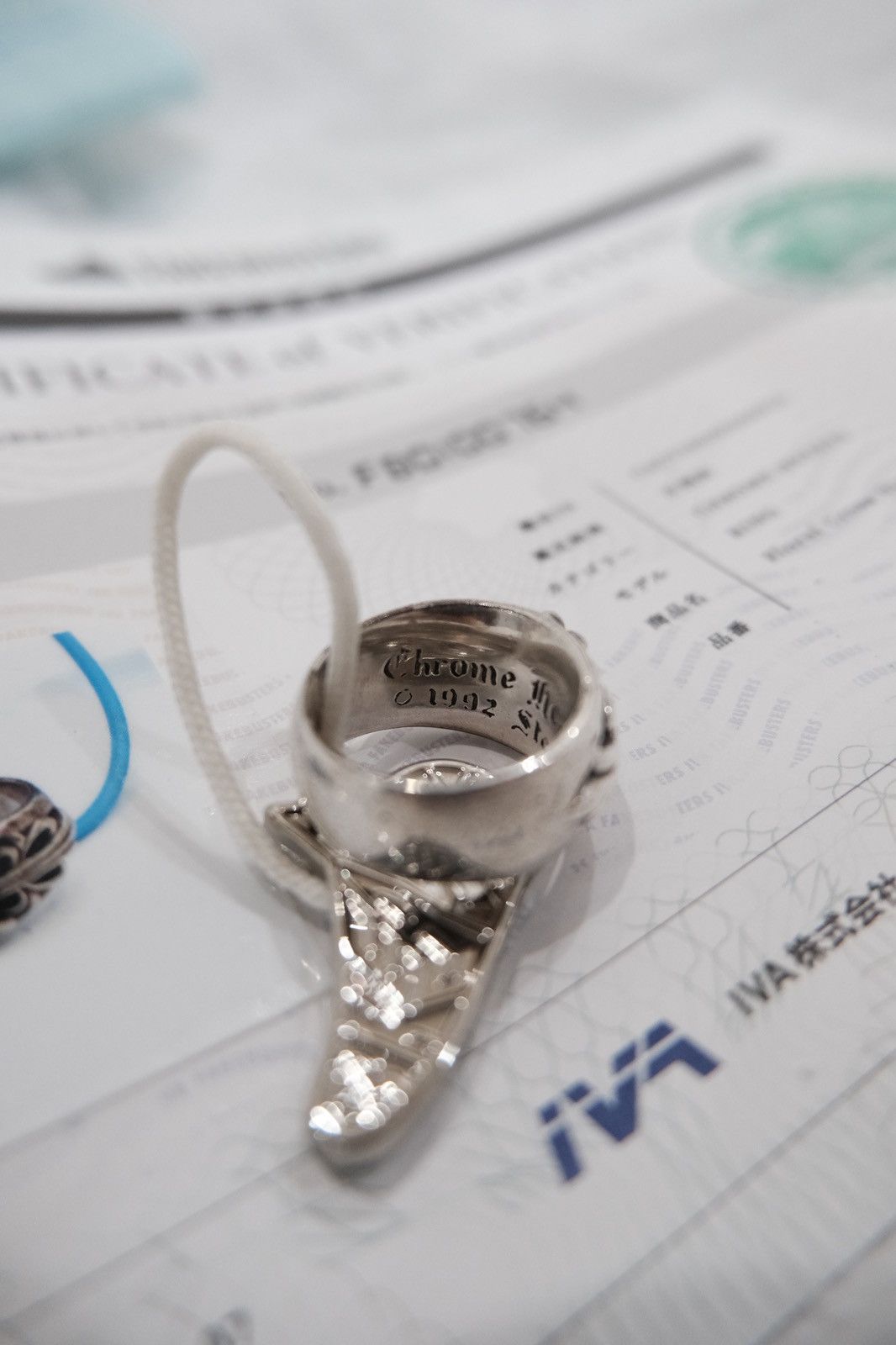 Chrome Hearts Chrome Hearts Floral Cross Pave Diamond Ring Size ONE SIZE - 8 Thumbnail