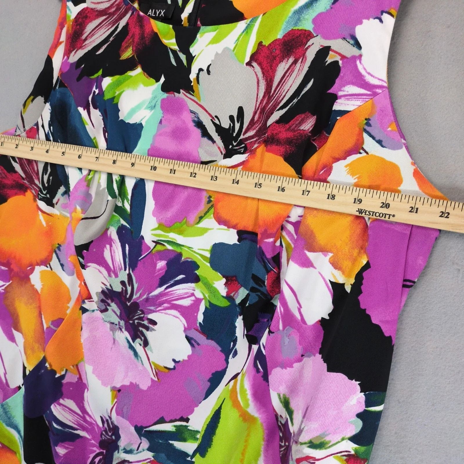Alyx Alyx Sleeveless Floral Sheath Dress Plus Size 20 Knee-Length Size 3XL / US 20-22 - 4 Thumbnail