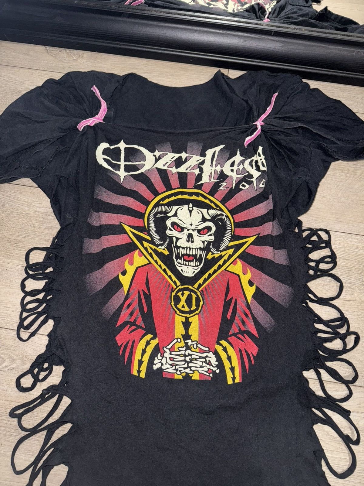 Band Tees × Vintage Rare Vintage / Y2K 2006 Ozzfest Fest Chopped Shirt Size M / US 6-8 / IT 42-44 - 3 Thumbnail