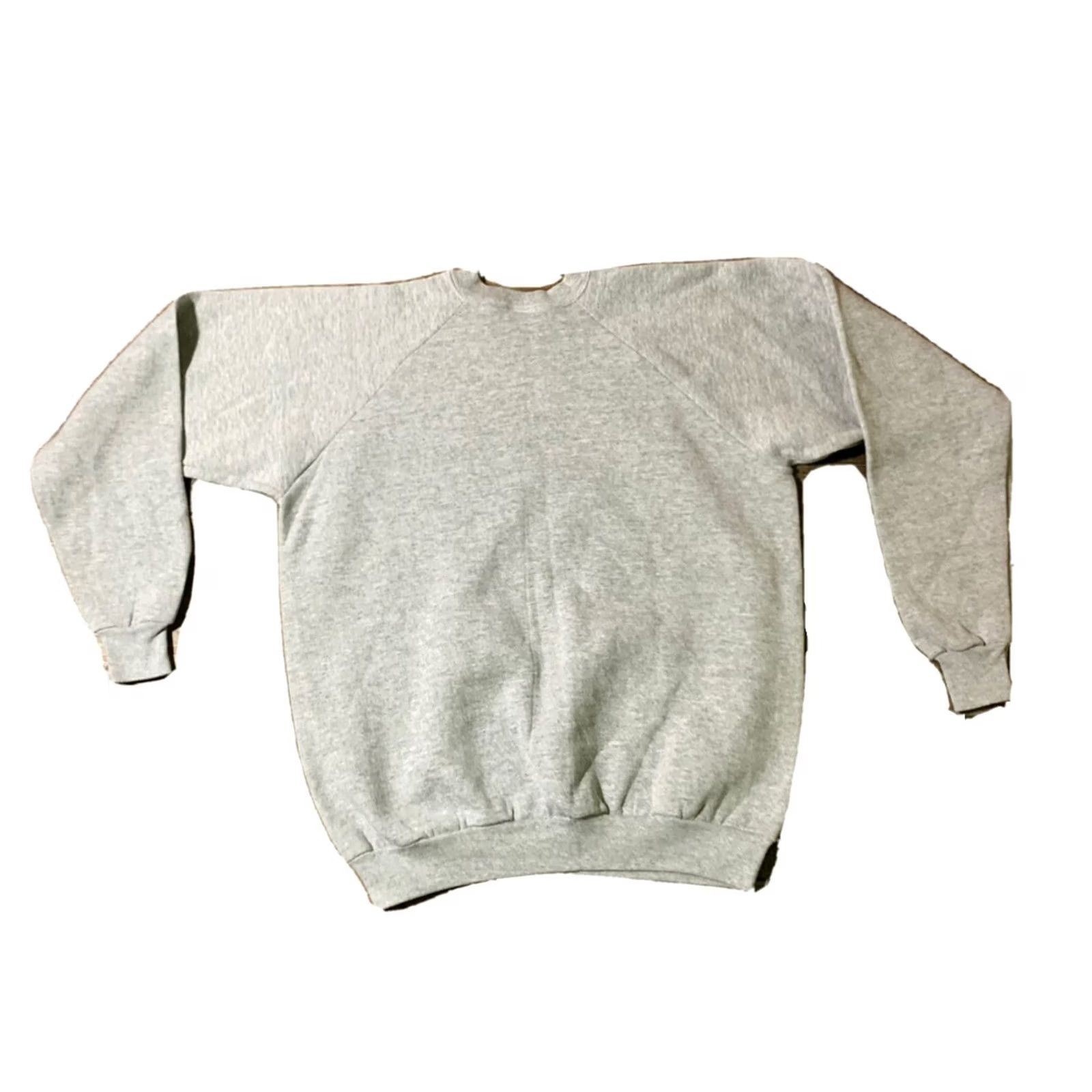 Fruit Of The Loom VINTAGE 90s National Muzzle Loading Rifle Association Crewneck Sweatshirt Gray XL Mens Size US XL / EU 56 / 4 - 4 Thumbnail