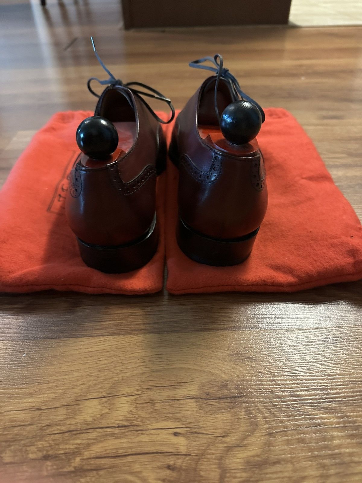 J.FitzPatrick Wallingford II Half Brogue Burgundy Calf Size US 9 / EU 42 - 4 Thumbnail