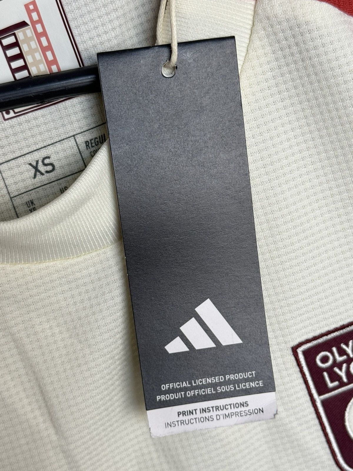 Adidas New Olympique Lyon 24/25 Third Football Jersey T-Shirt Size XS / US 0-2 / IT 36-38 - 8 Thumbnail