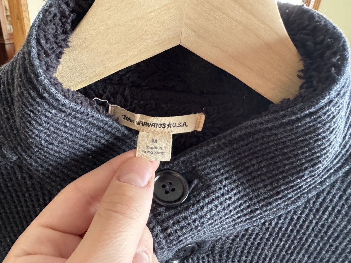 John Varvatos Corduroy and Sherpa Button Up Cardigan Size US S / EU 44-46 / 1 - 2 Thumbnail