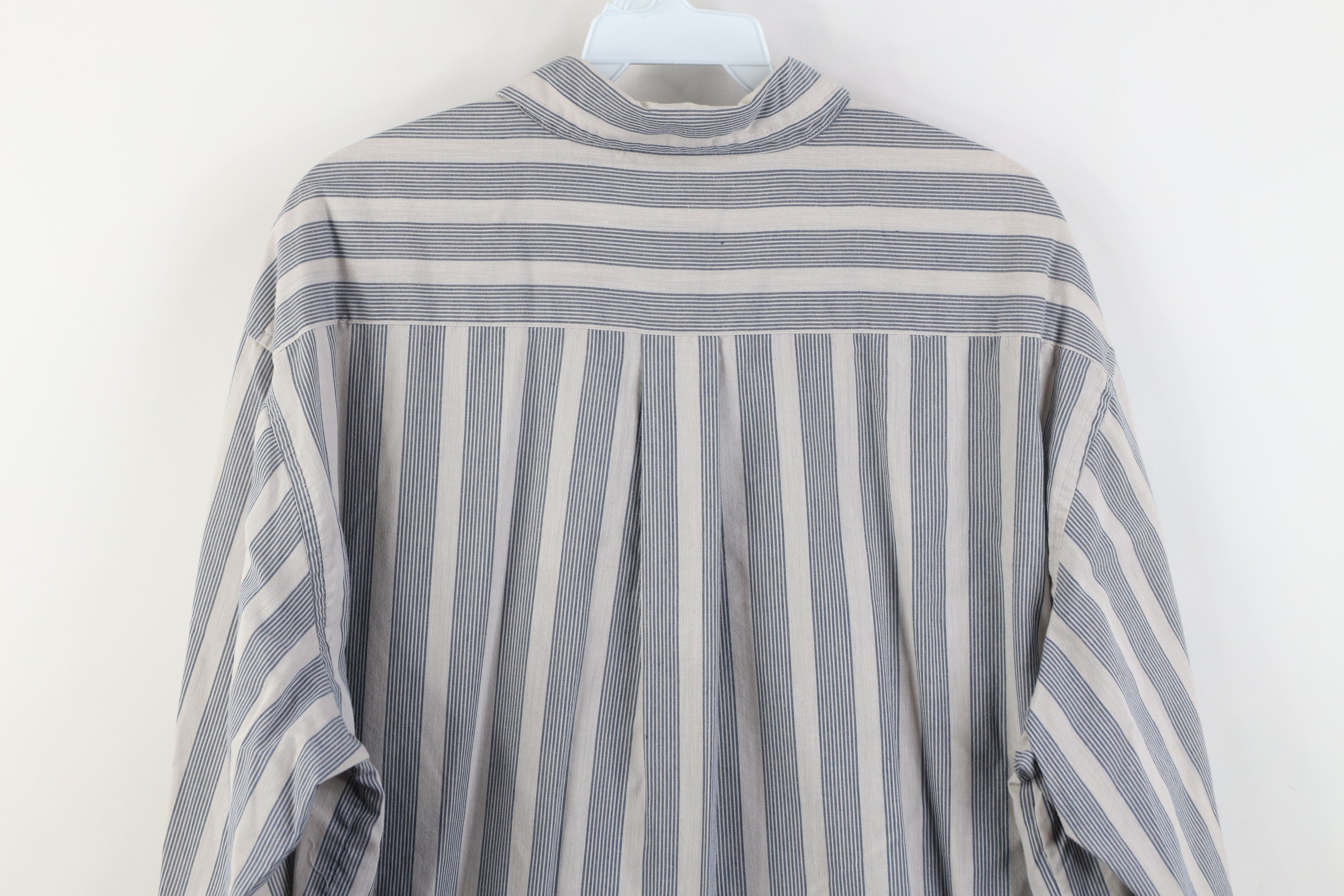 Vintage Vintage 90s Streetwear Block Collared Button Down Shirt Size US XL / EU 56 / 4 - 12 Thumbnail
