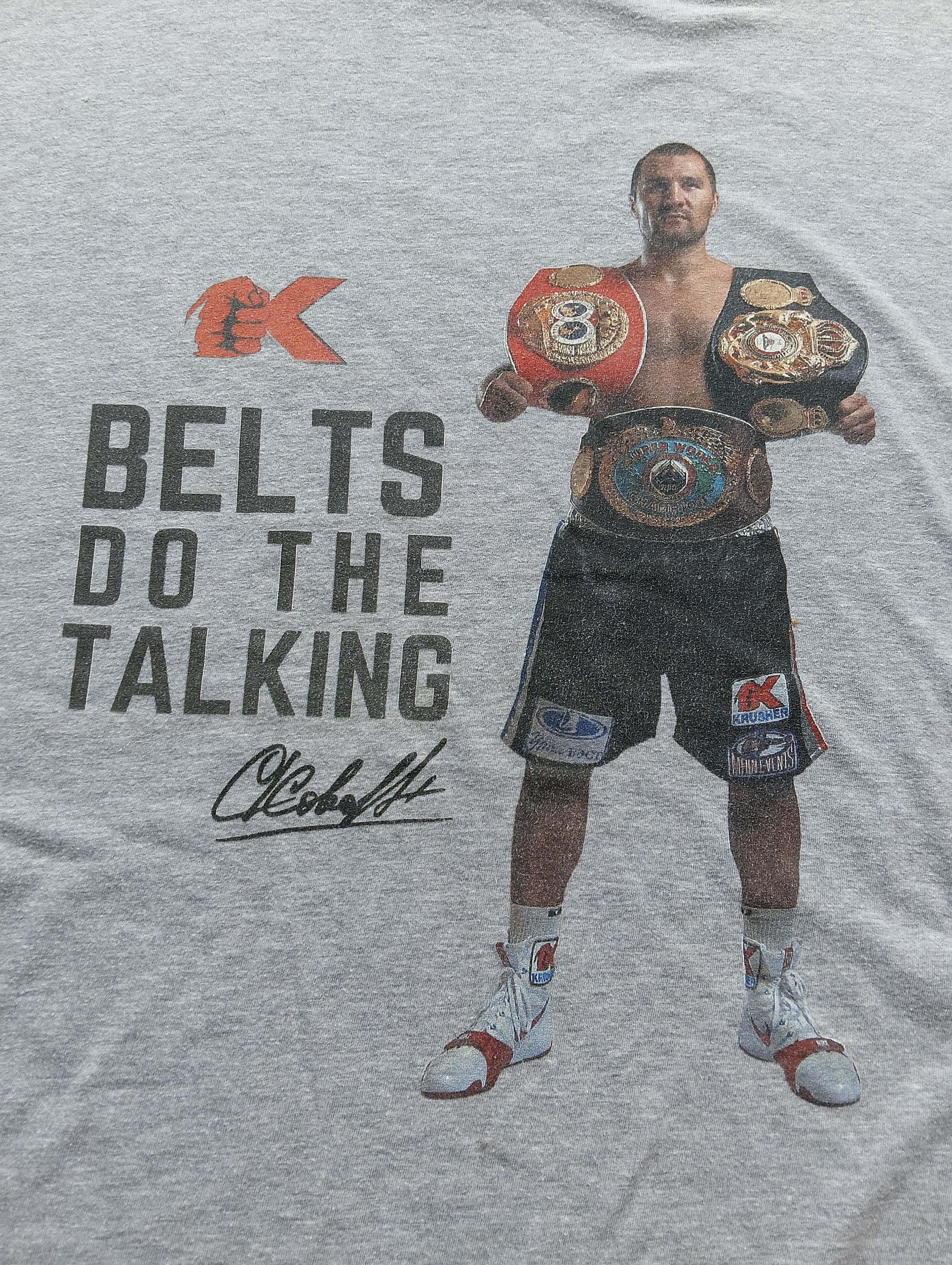 Other belts to the talking boxing tyson fury shirt BIG LOGO Size US XL / EU 56 / 4 - 2 Thumbnail