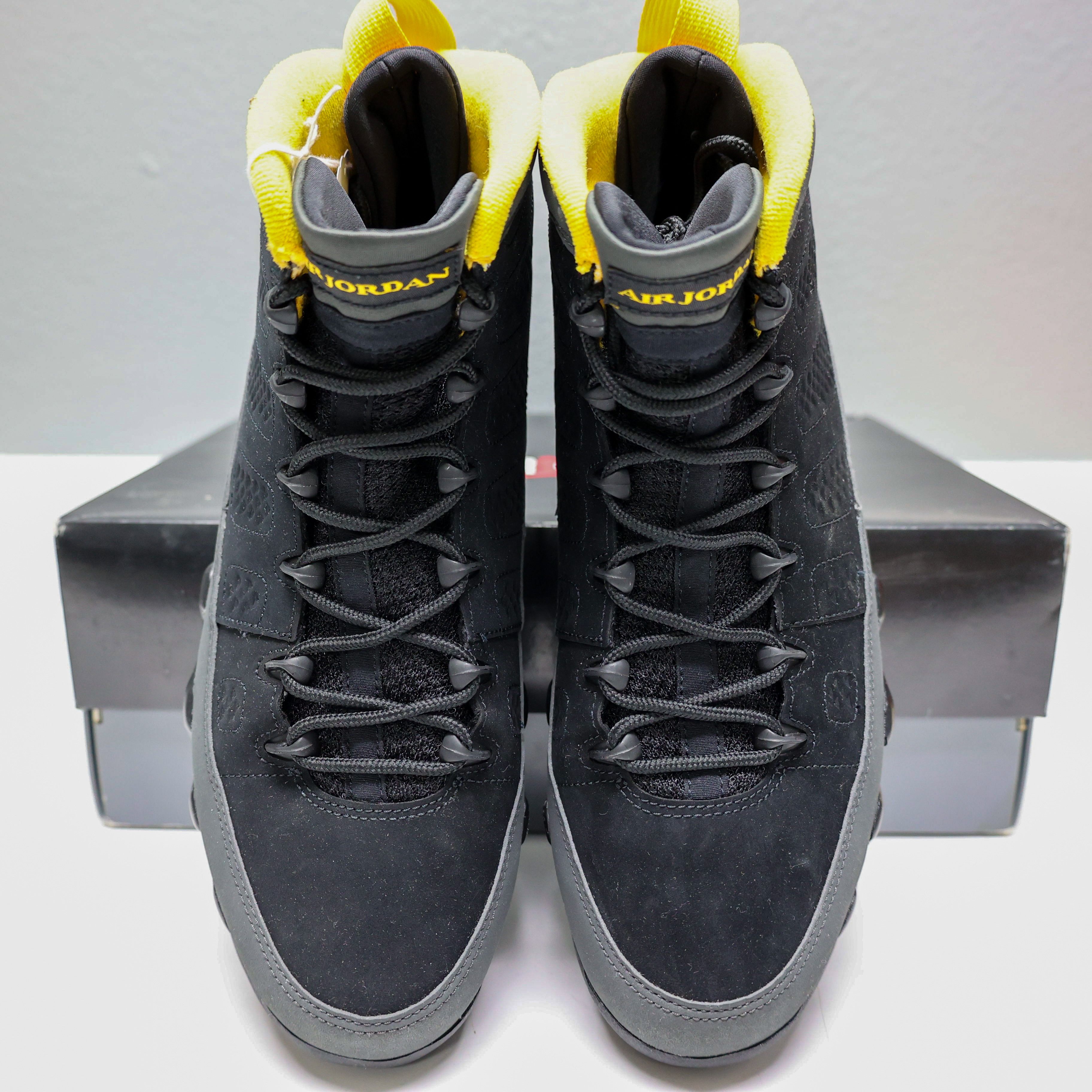 Jordan Brand × Nike Air Jordan 9 Retro Dark Charcoal University Gold Size US 11 / EU 44 - 3 Thumbnail