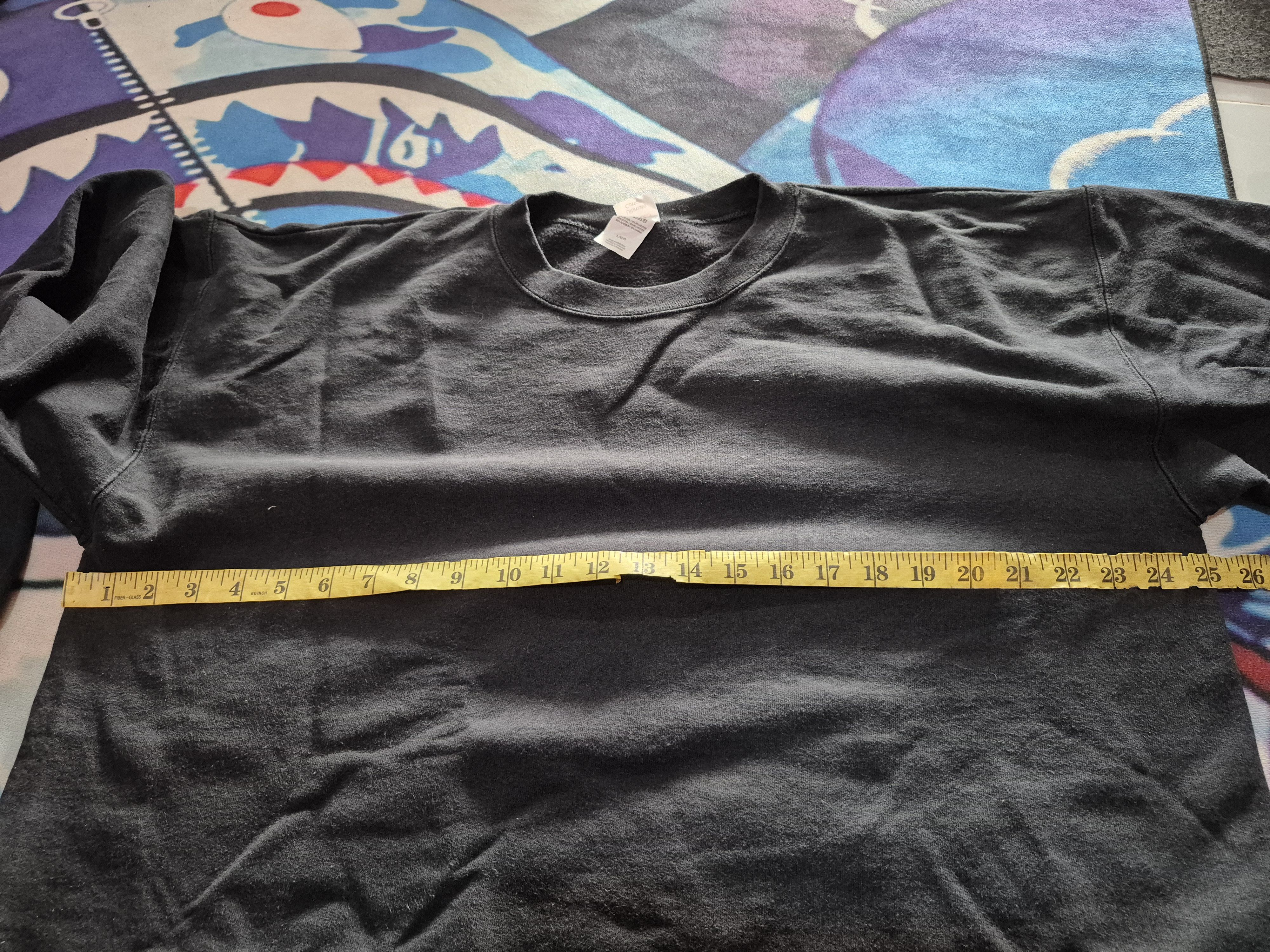 Hanes 🔥 Hanes Ultimate Cotton Plain Black Sweatshirt Size US L / EU 52-54 / 3 - 7 Thumbnail