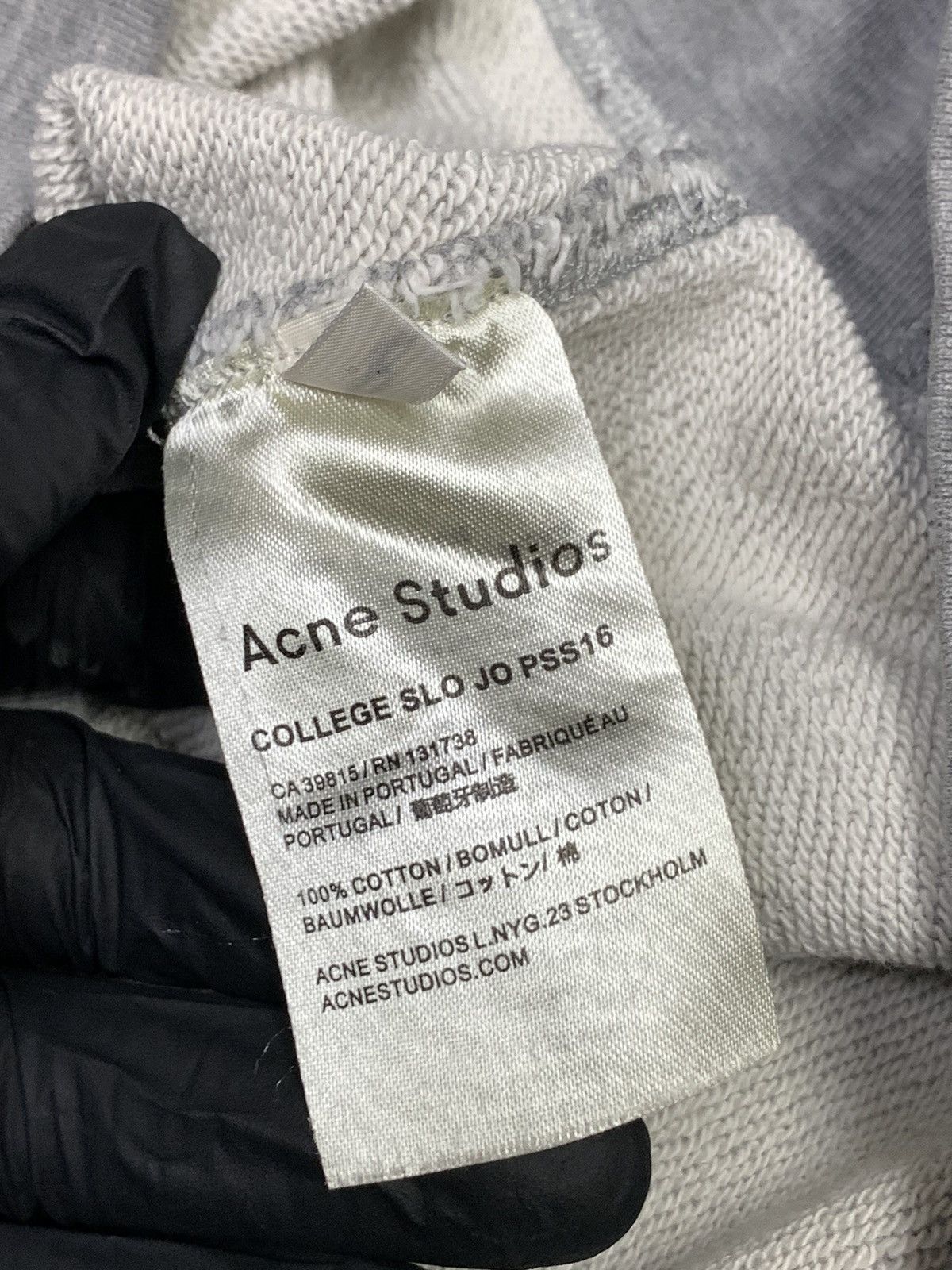 Acne Studios Acne Studios "Our Journey" Grey Raglan Sweatshirt Size US M / EU 48-50 / 2 - 11 Thumbnail