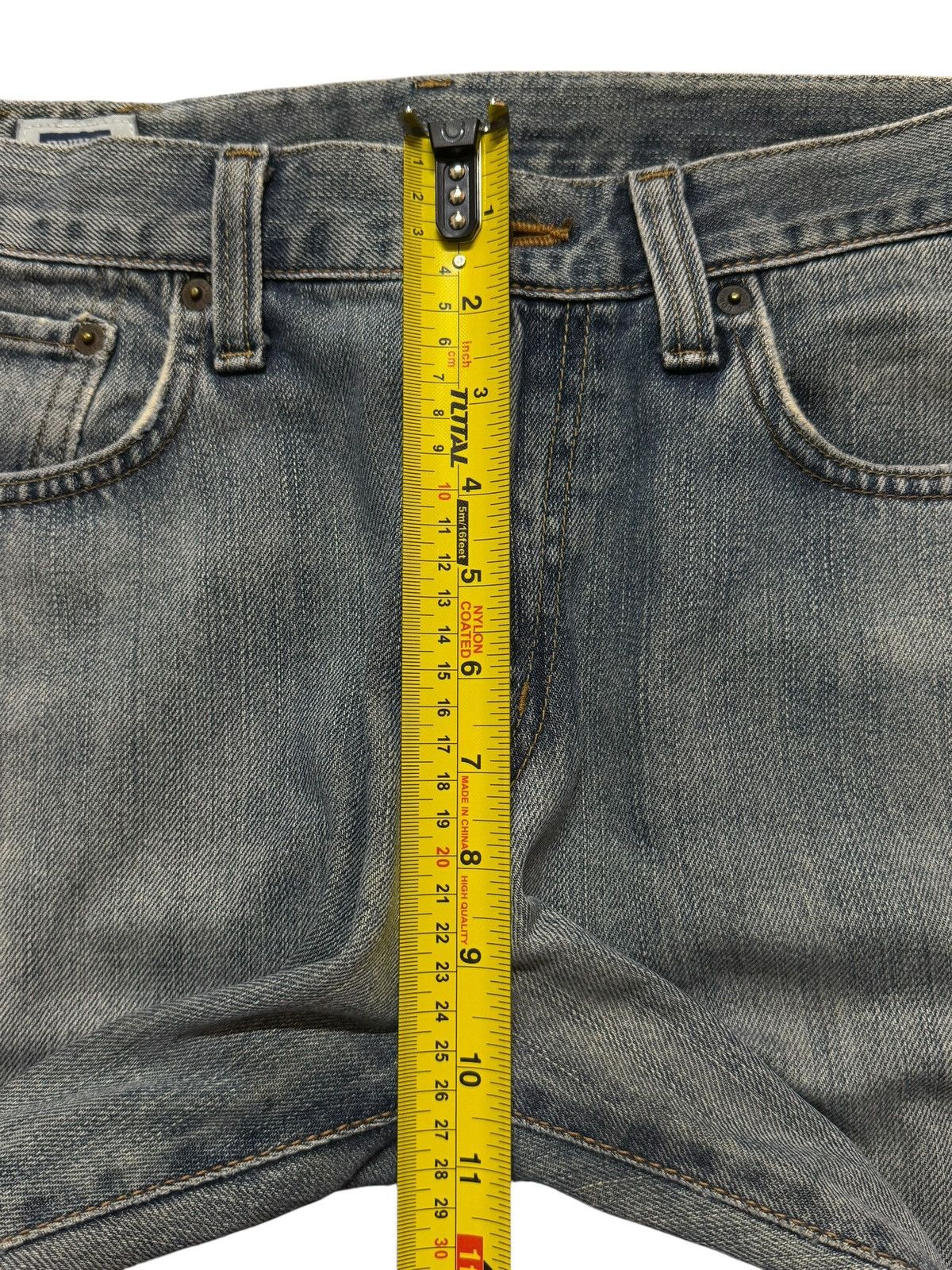 Edwin Vintage 90s Edwin 403 Faded Wash Distress Regular Straight Size US 31 - 12 Thumbnail