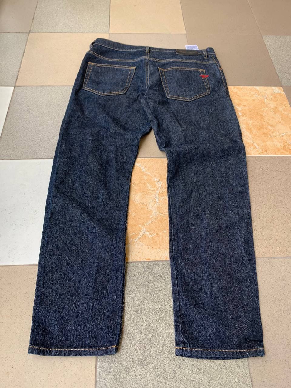 Diesel × Japanese Brand Vintage Diesel Jeans slim D-strukt Stretch Red Logo Size US 33 - 3 Thumbnail