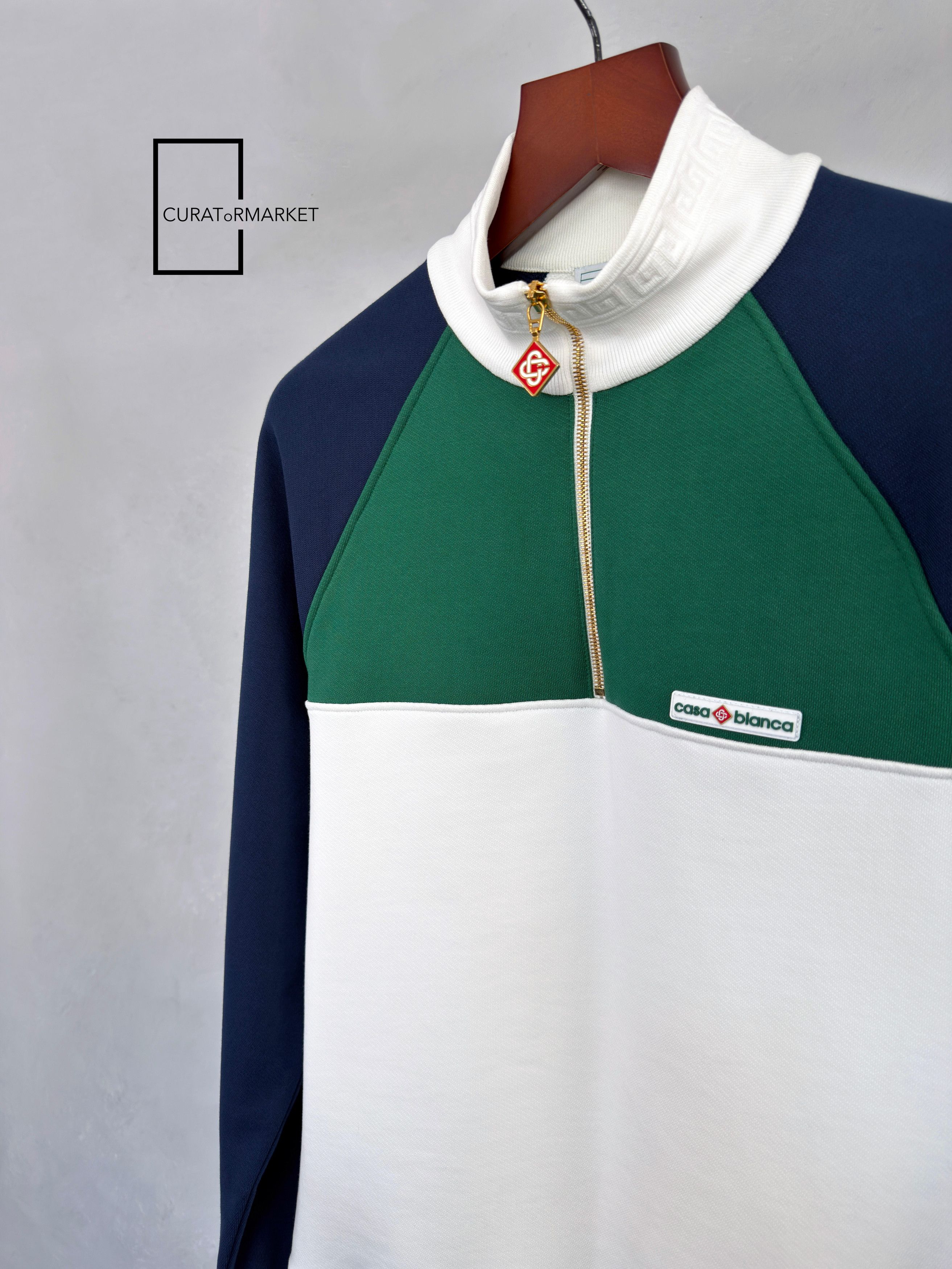 Casablanca Relaxed Embossed Monogram Design Quarter Zip Track Top FW24 Size US S / EU 44-46 / 1 - 1 Thumbnail