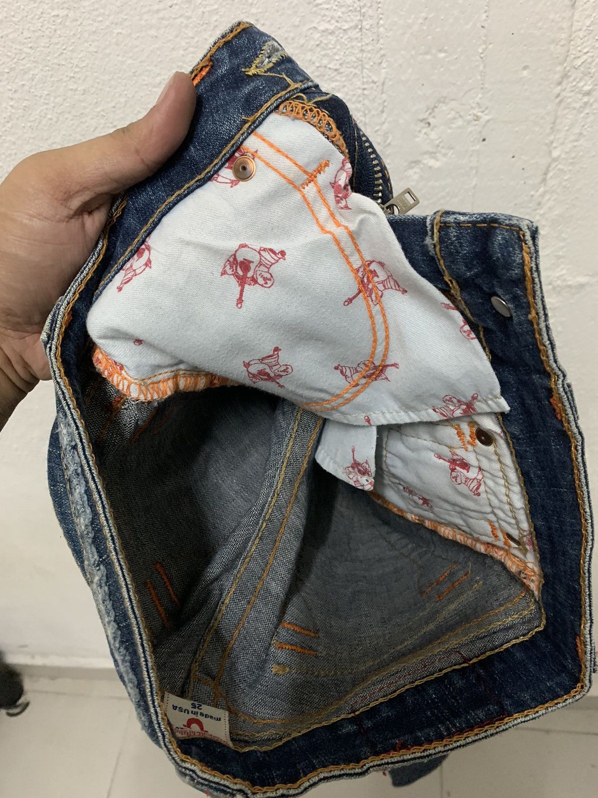 True Religion True Religion Distressed Flare Denim Size 26" / US 2 / IT 38 - 13 Thumbnail