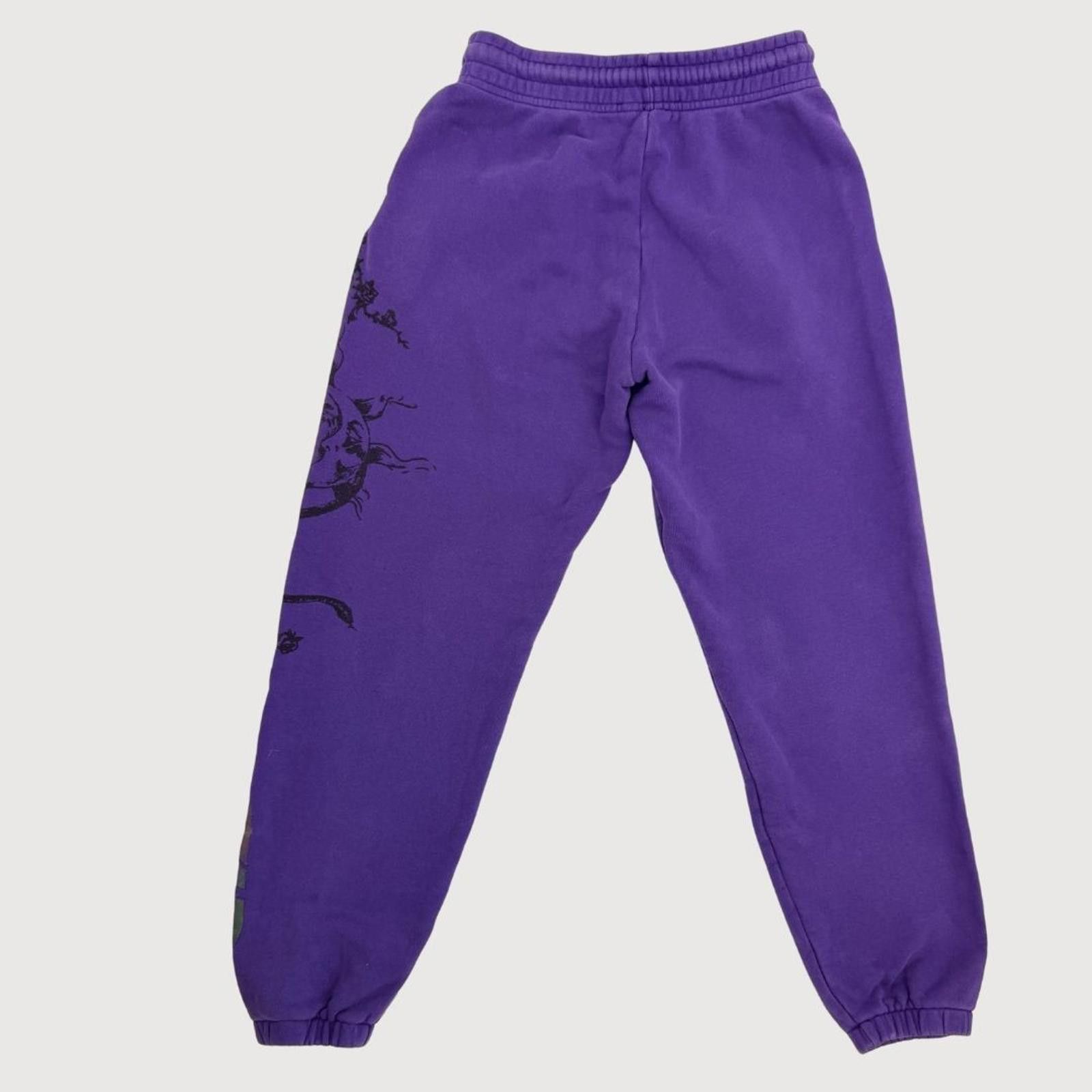 Other I.AM.GIA Purple Graphic Jogger Sweatpants XS Y2K Streetwear Size 26" / US 2 / IT 38 - 4 Thumbnail
