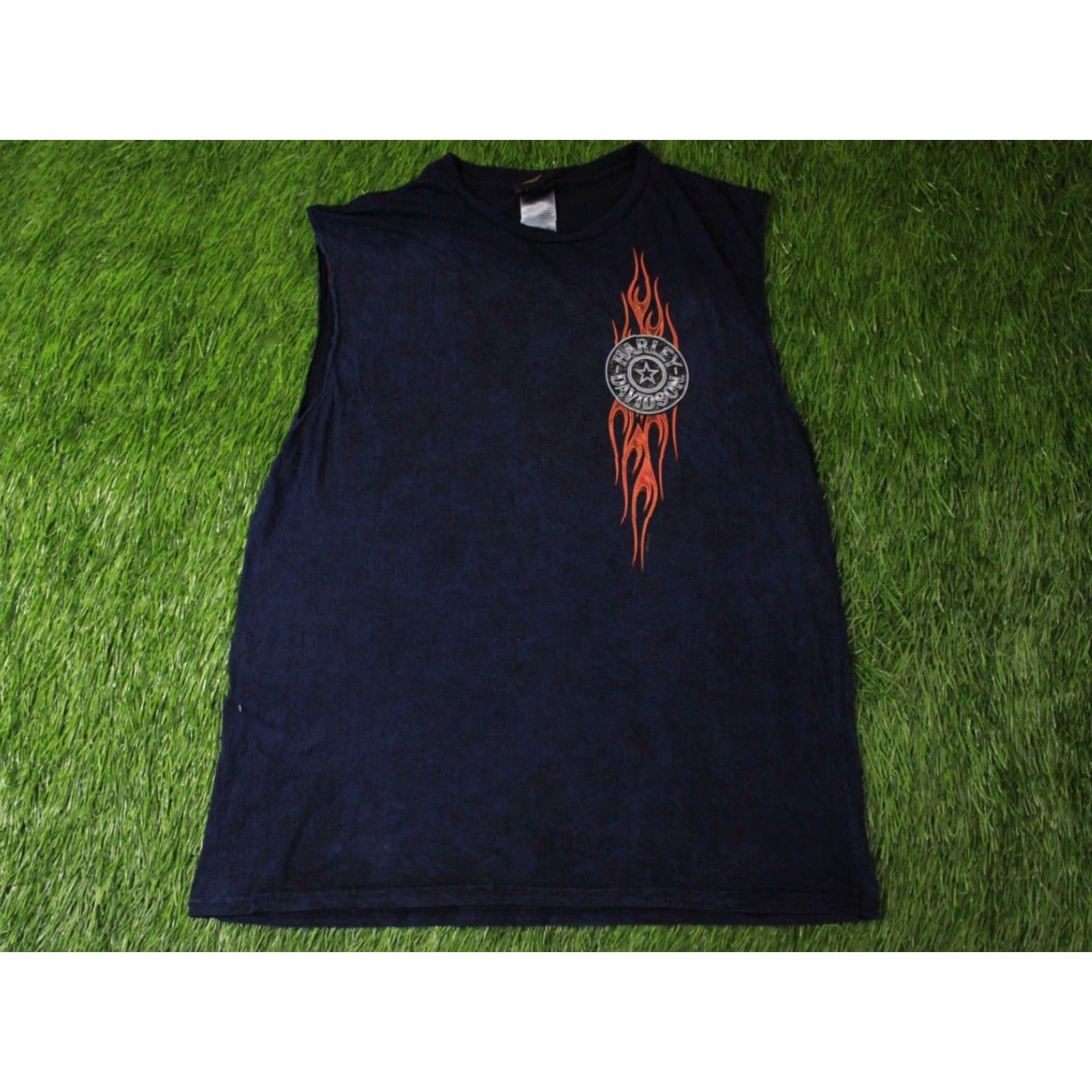 Harley Davidson HARLEY DAVIDSON NAVY BLUE VEST SHIRT JERSEY OFFICIAL PRODUCT XL Mens Las Vegas Nevada 2014 100% Cotton Vintage: No Motor Cycles Size US XL / EU 56 / 4 - 2 Thumbnail