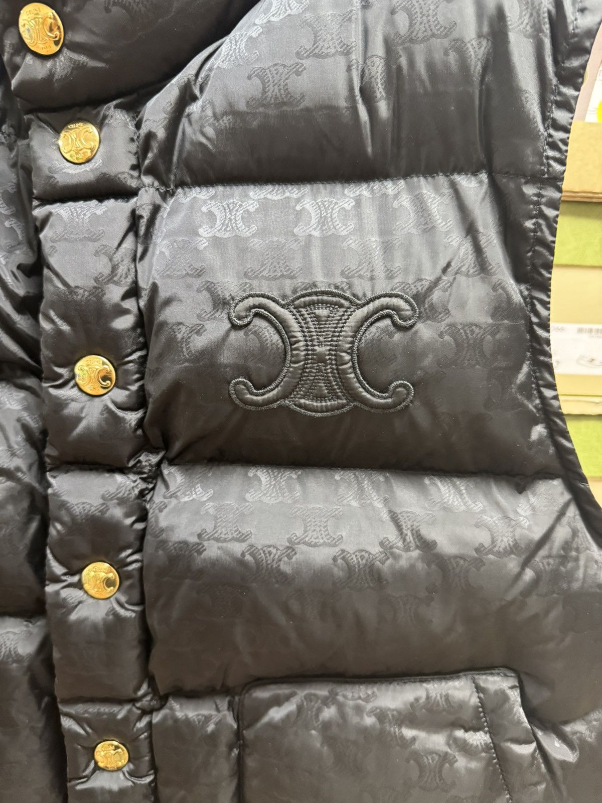 Celine CELINE -QUILTED BLOUSON JACKET IN MONOGRAM NYLON 42 Size XL / US 12-14 / IT 48-50 - 2 Thumbnail
