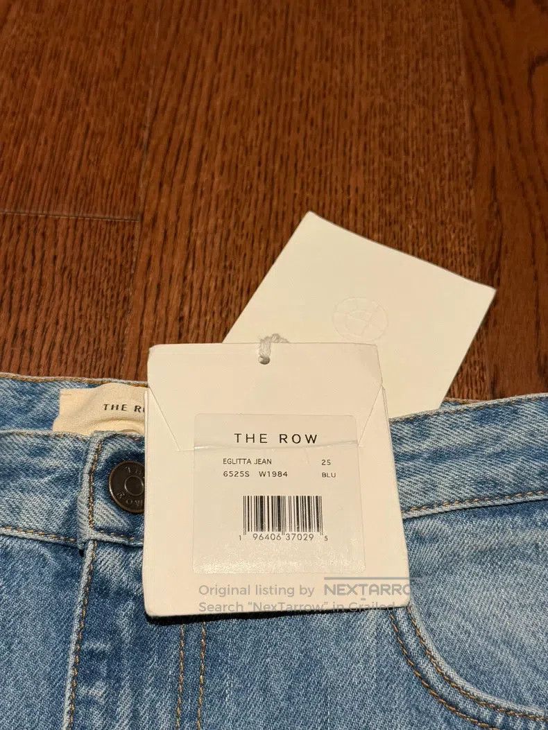 The Row The Row size 25 Light Blue Straight Leg Jeans Size 24" / US 00 / IT 34 - 2 Thumbnail