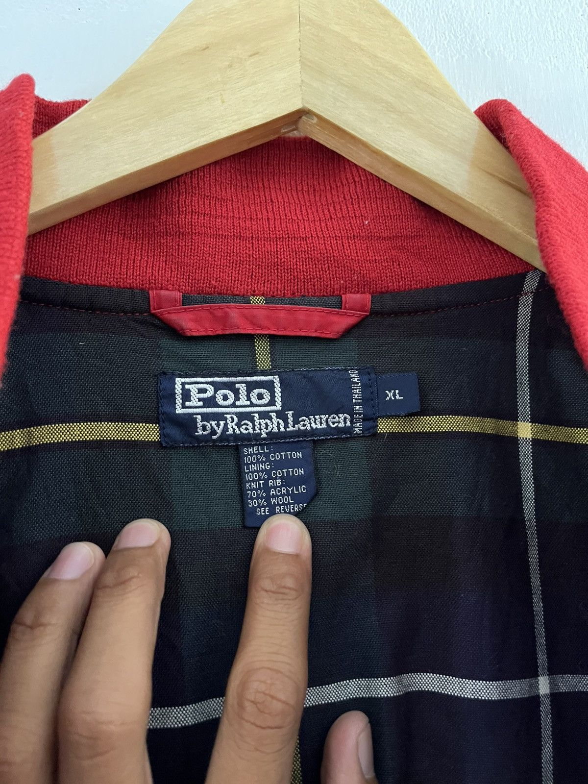 Polo Ralph Lauren 1990s Polo Ralph Lauren tartan bomber jacket Size US XL / EU 56 / 4 - 7 Thumbnail
