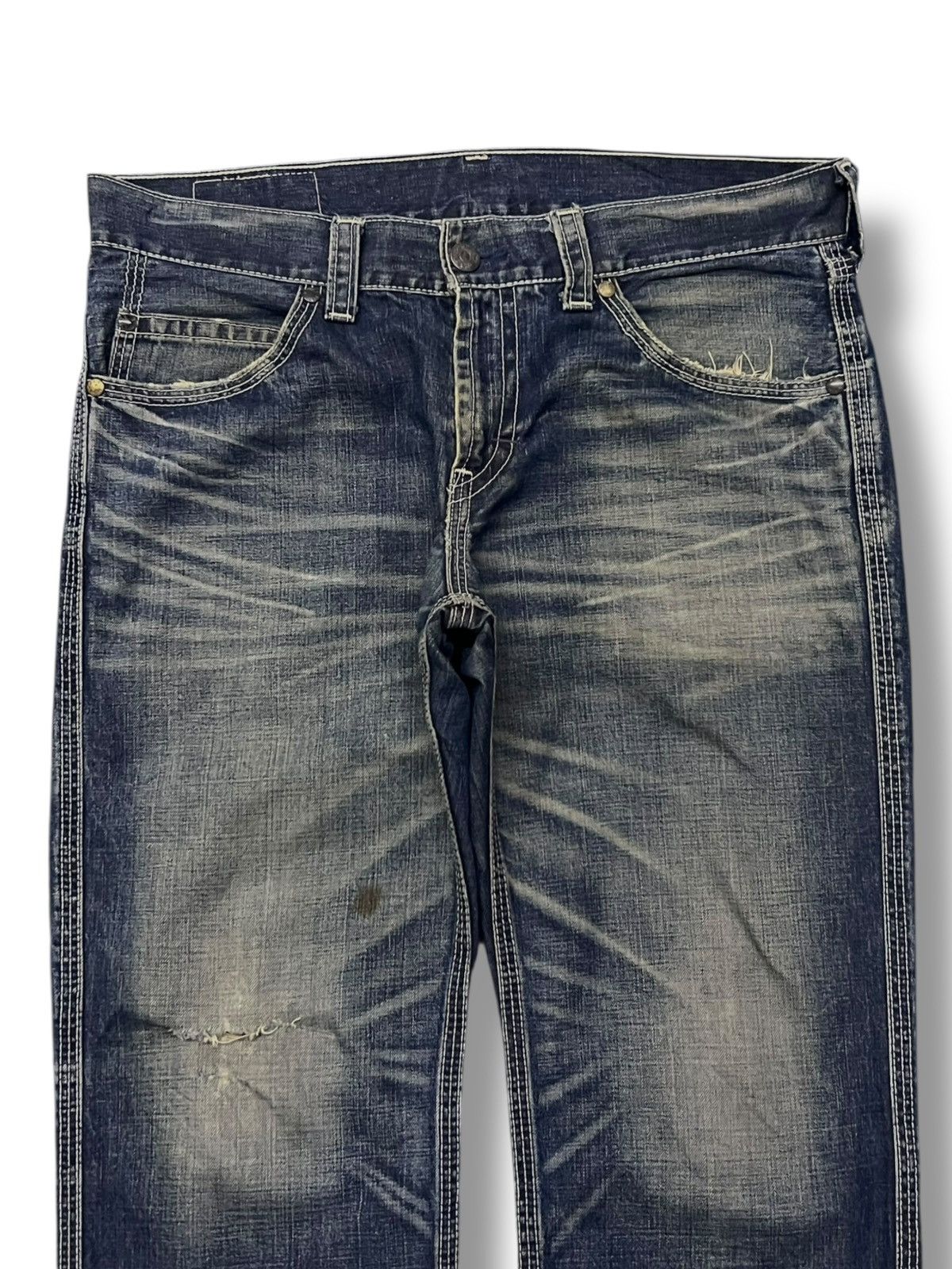Levi's Vintage 00s Levi’s 501 Japan - Faded Whisker Wash. W38 Size US 38 / EU 54 - 4 Thumbnail