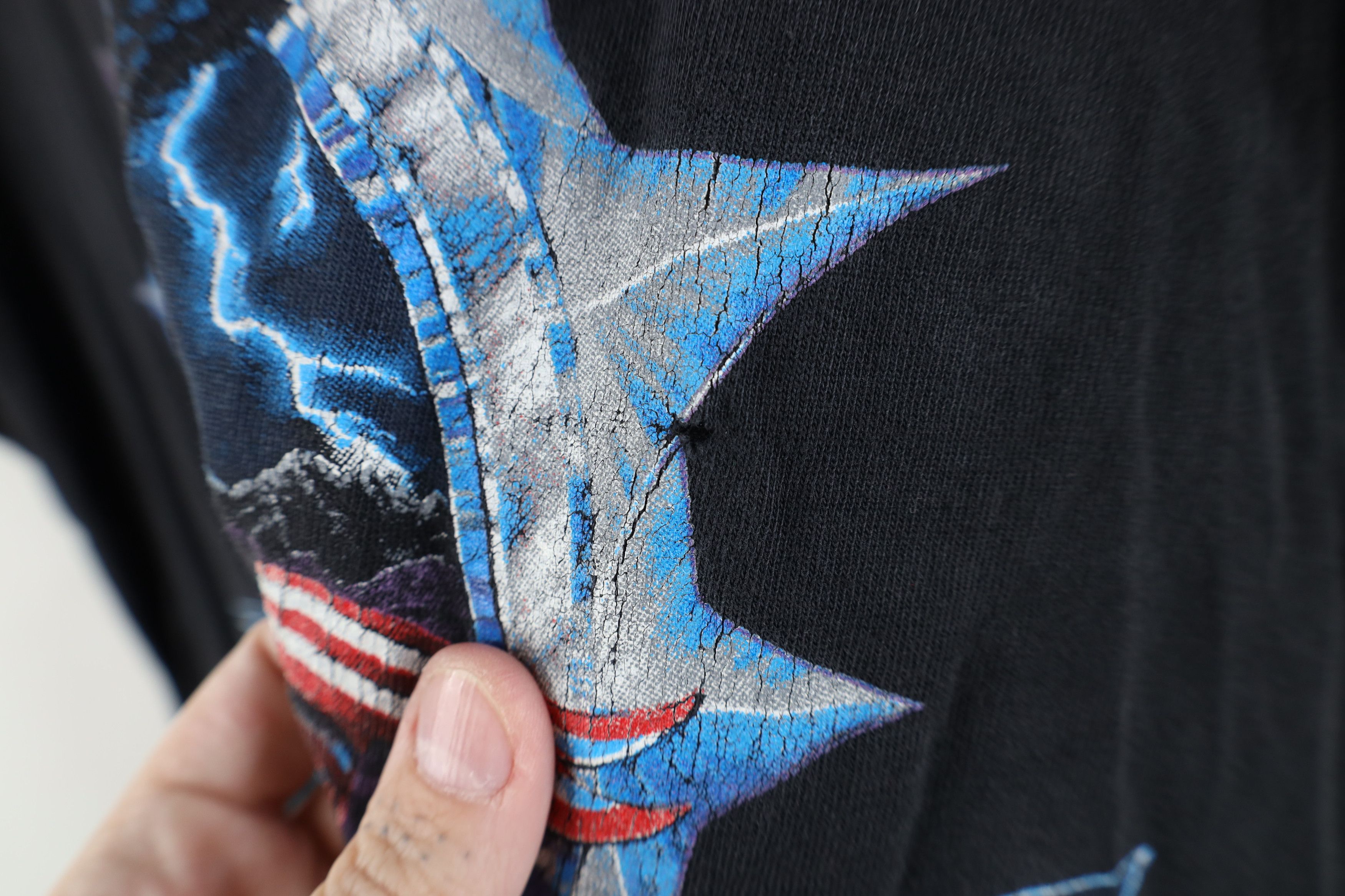 Harley Davidson Vintage 90s Harley Davidson Lightning T-Shirt Black USA Size US M / EU 48-50 / 2 - 10 Thumbnail