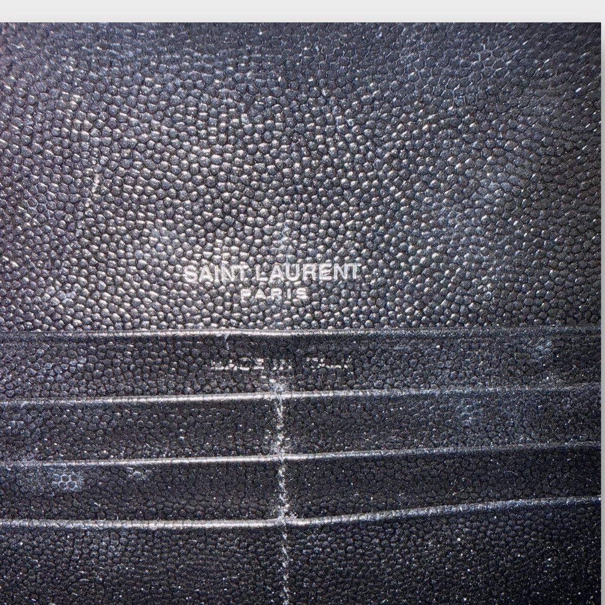 Yves Saint Laurent Saint Laurent YSL Grain de Poudre Wallet - ALL INCLUSIONS Size ONE SIZE - 13 Thumbnail