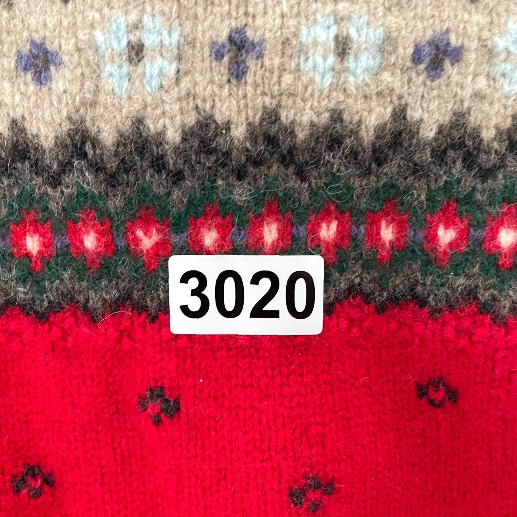 Ralph Lauren Lauren Ralph Lauren Sweater Womens P/L Red Full Zip Wool Hand Knit Fair Isle Size L / US 10 / IT 46 - 8 Thumbnail