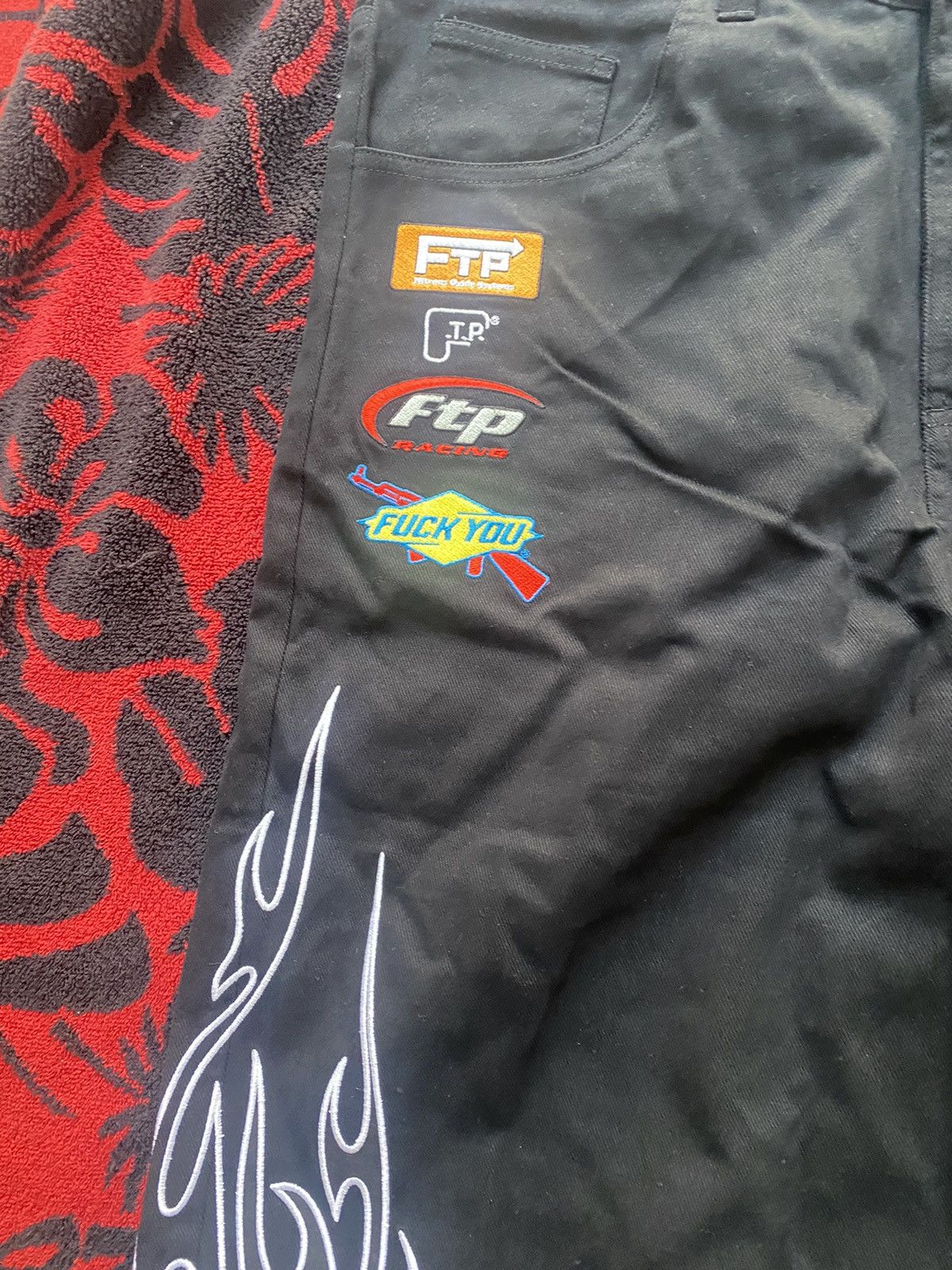 Fuck The Population FTP Raceway Short Black Size 32 Size US 32 / EU 48 - 3 Thumbnail