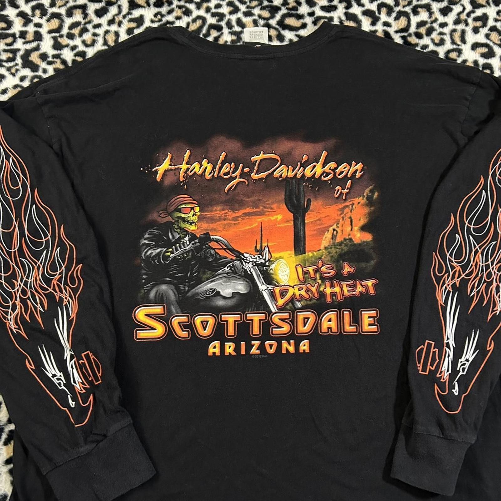 Harley Davidson Vintage Harley Davidson Flames Long Sleeve Size XXL Size US XXL / EU 58 / 5 - 1 Thumbnail