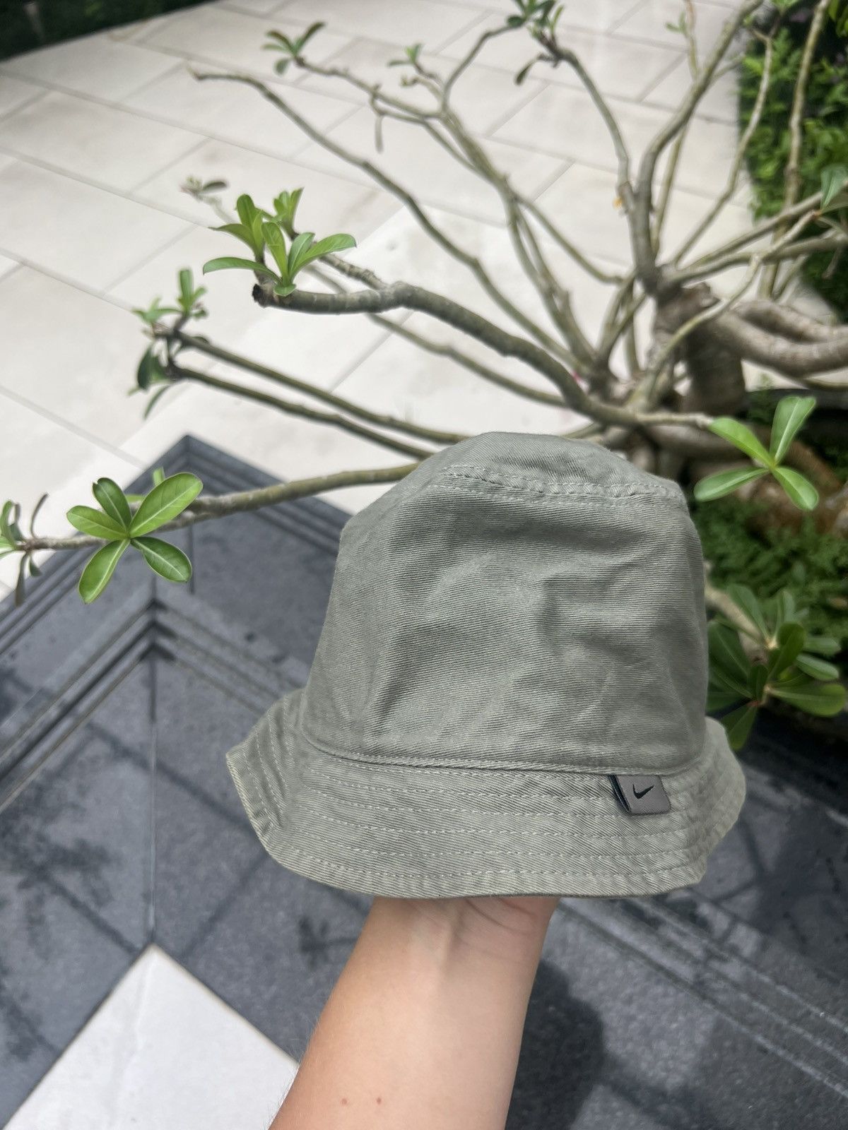 Nike × Vintage 90s Nike Swoosh Vintage Y2K Retro Bucket Hat Size ONE SIZE - 1 Thumbnail
