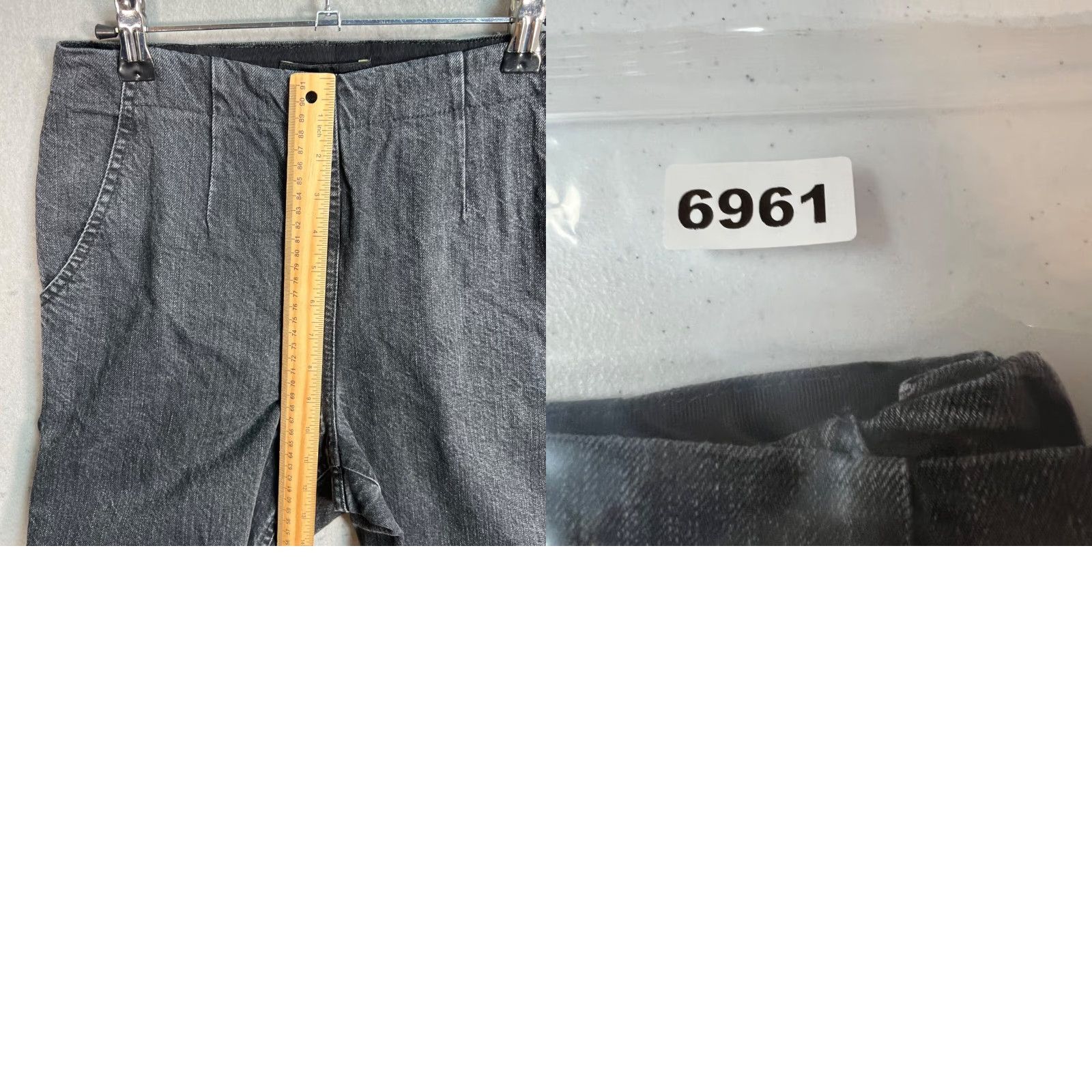 Rachel Comey VINTAGE Rachel Comey Jeans Tapered High Waist Black Denim 28 Adult Women 28" Inseam 27" NYC Made in USA Black Womens Jeans Size 28" / US 6 / IT 42 - 8 Thumbnail