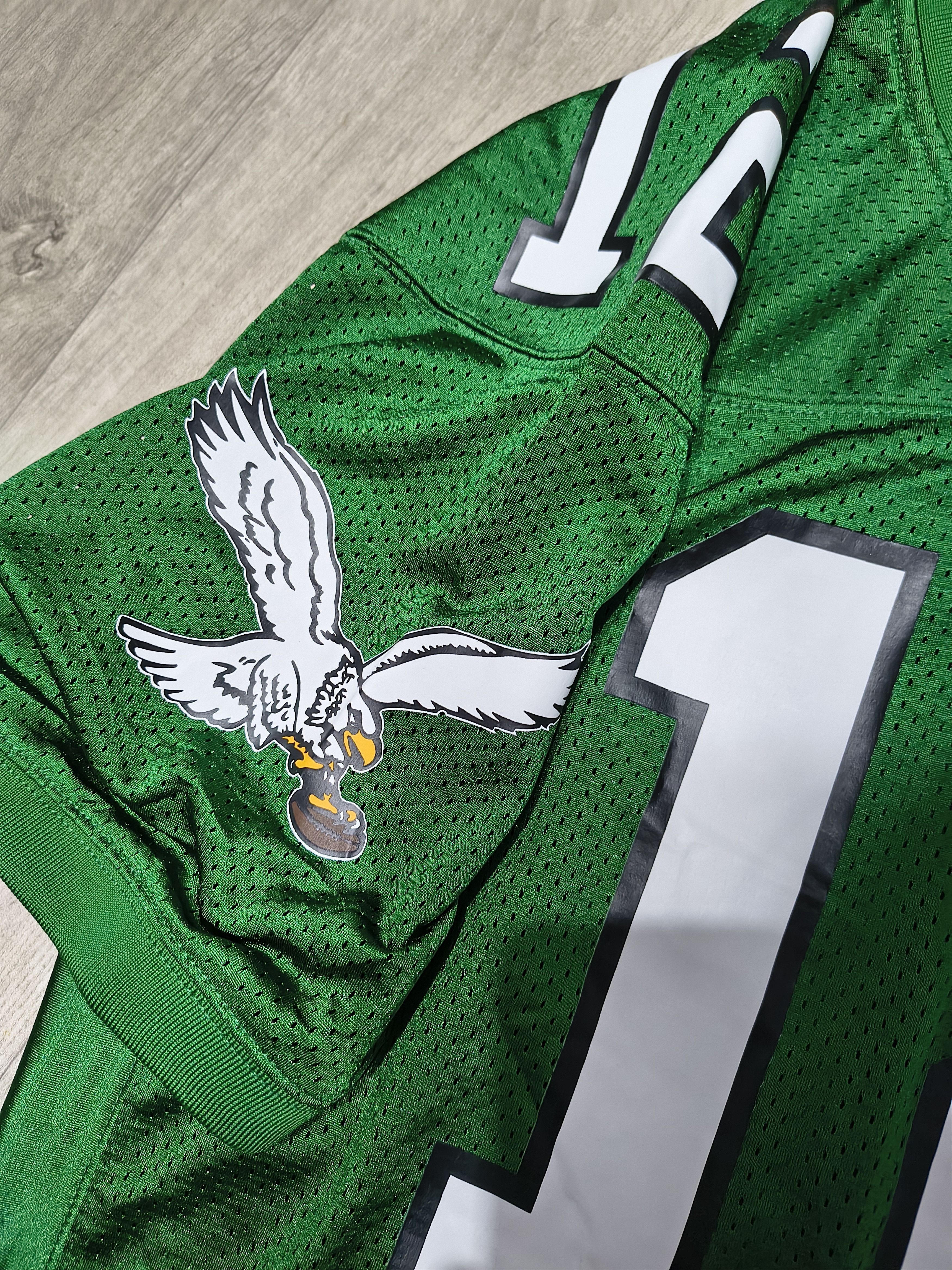 NFL Philadelphia eagles NFL authentic field jersey sz L kelly Size US L / EU 52-54 / 3 - 6 Thumbnail