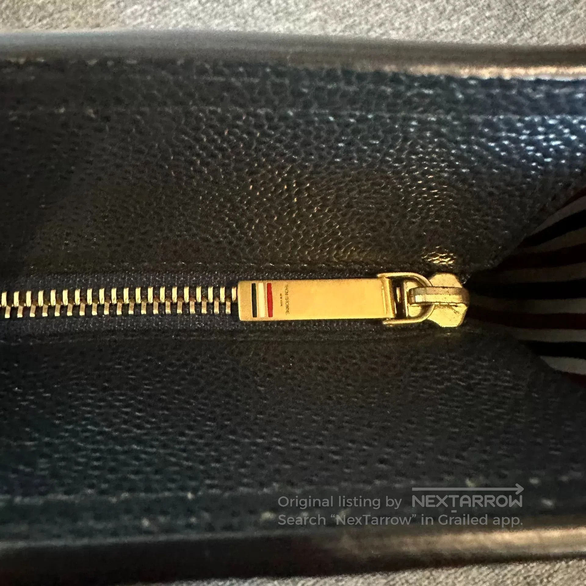 Thom Browne Thom Browne Four Stripe Commuter Briefcase. Size ONE SIZE - 4 Thumbnail