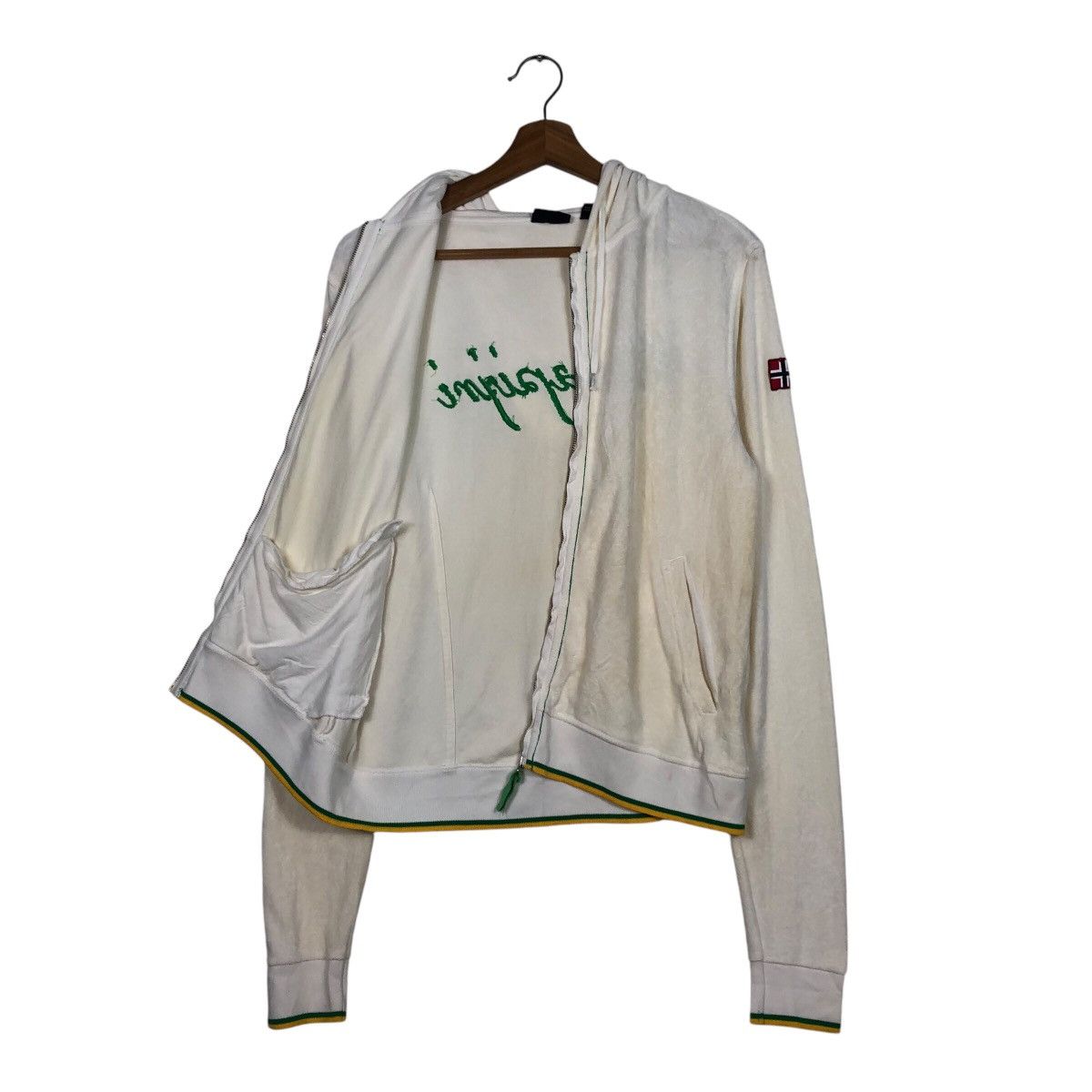 Japanese Brand × Napapijri 📌Vintage Zipper Sweater Jacket Napapijri Big Logo Size US L / EU 52-54 / 3 - 14 Thumbnail