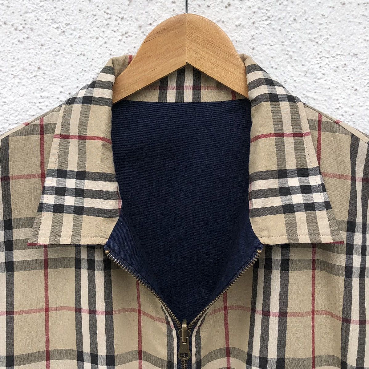 Burberry Vintage Burberrys Checked Reversible Bomber Jacket Size US M / EU 48-50 / 2 - 16 Thumbnail