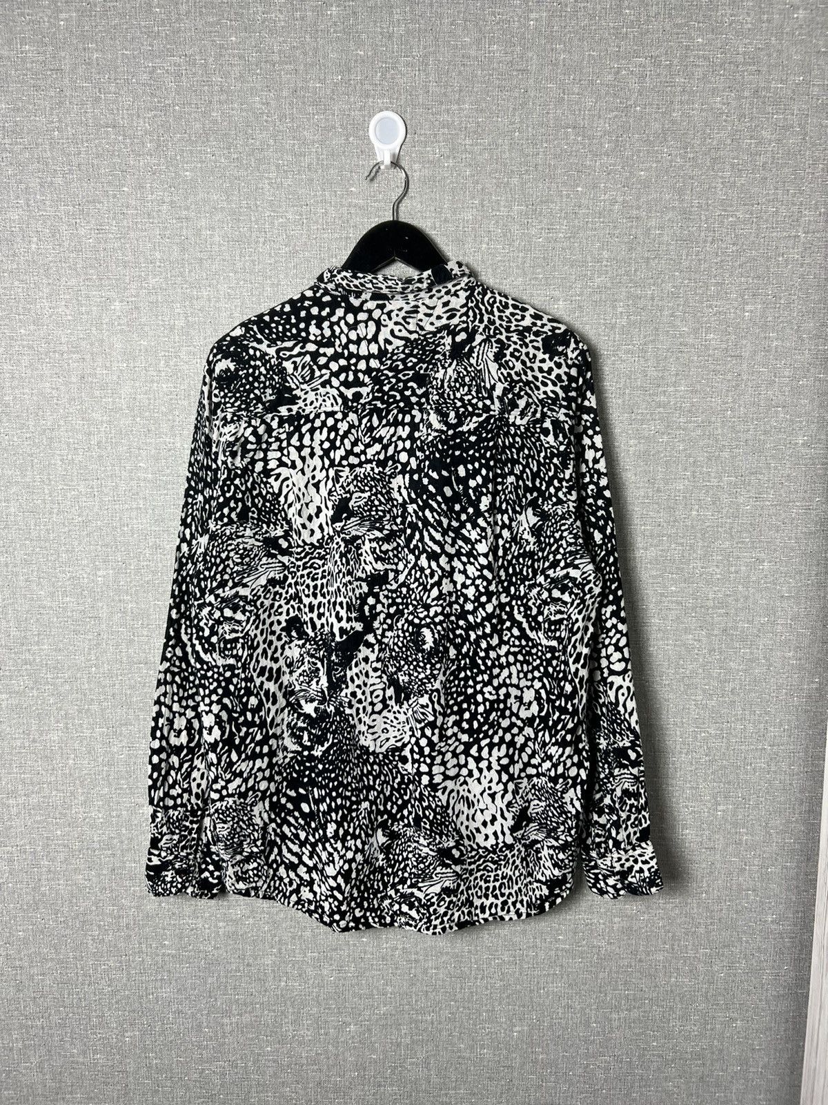 Rolla's ROLLAS All Over Print Leopard Button Up Long Sleeve Shirt Size US L / EU 52-54 / 3 - 14 Thumbnail