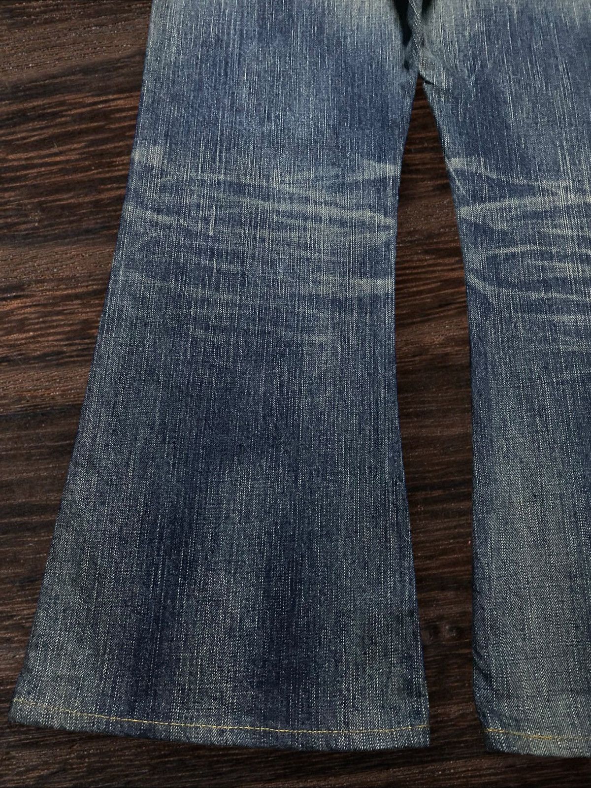 Junya Watanabe Vintage Japanese Brand Edwin 503 Mud Wash Distressed Flare Size US 33 - 7 Thumbnail