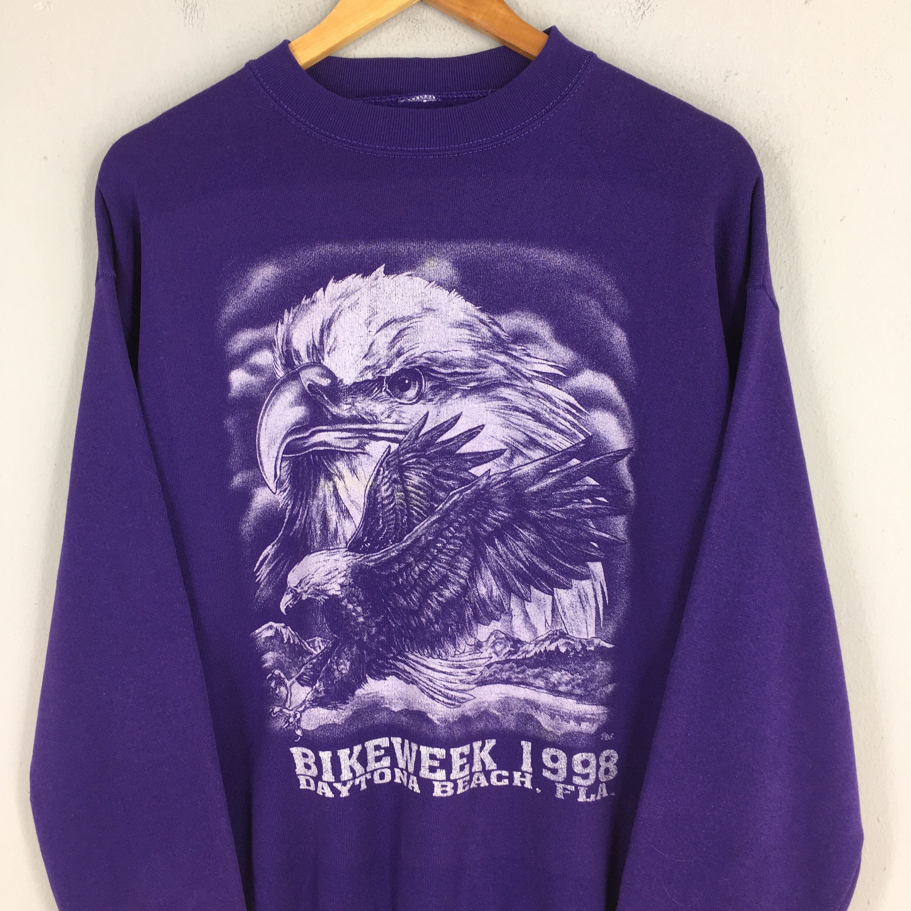 Habitat × Vintage Vintage 90s Daytona Beach Bike Week Sweatshirt Large Size US L / EU 52-54 / 3 - 2 Thumbnail