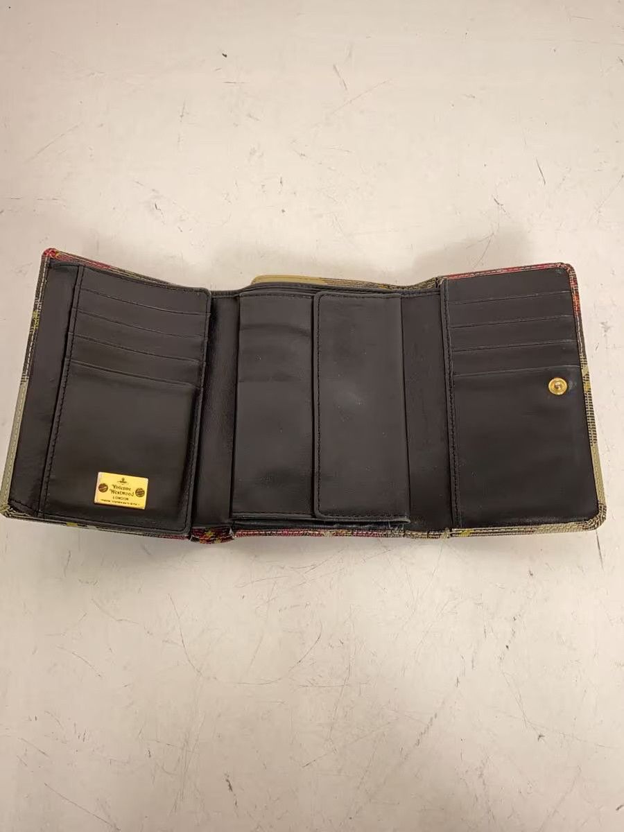 Vivienne Westwood Vivienne Westwood Plain Lthr Tri-Fold Wallet Black Size ONE SIZE - 4 Thumbnail
