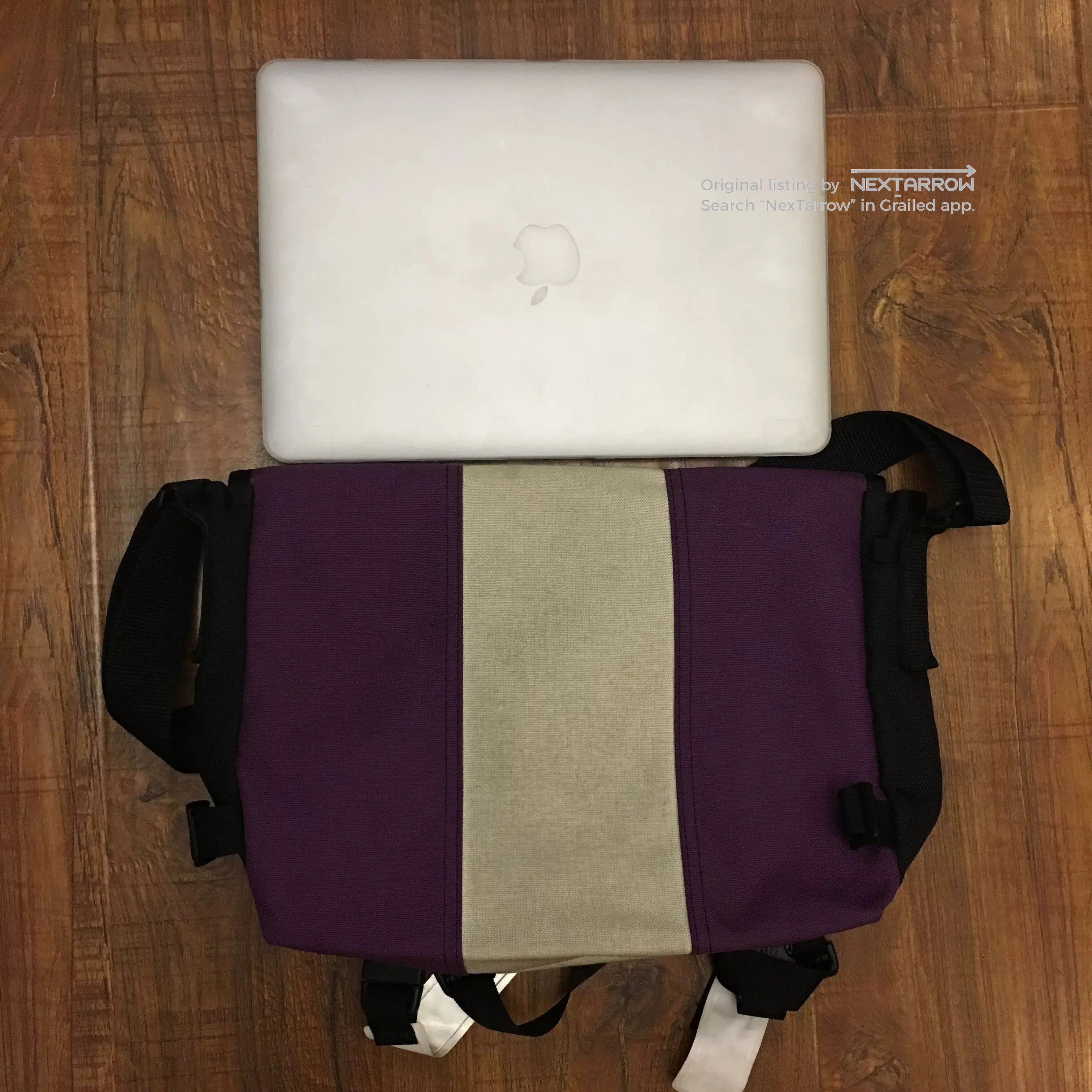 Vintage Timbuk2 Purple Messenger Bag, Men's — image 3 of 6