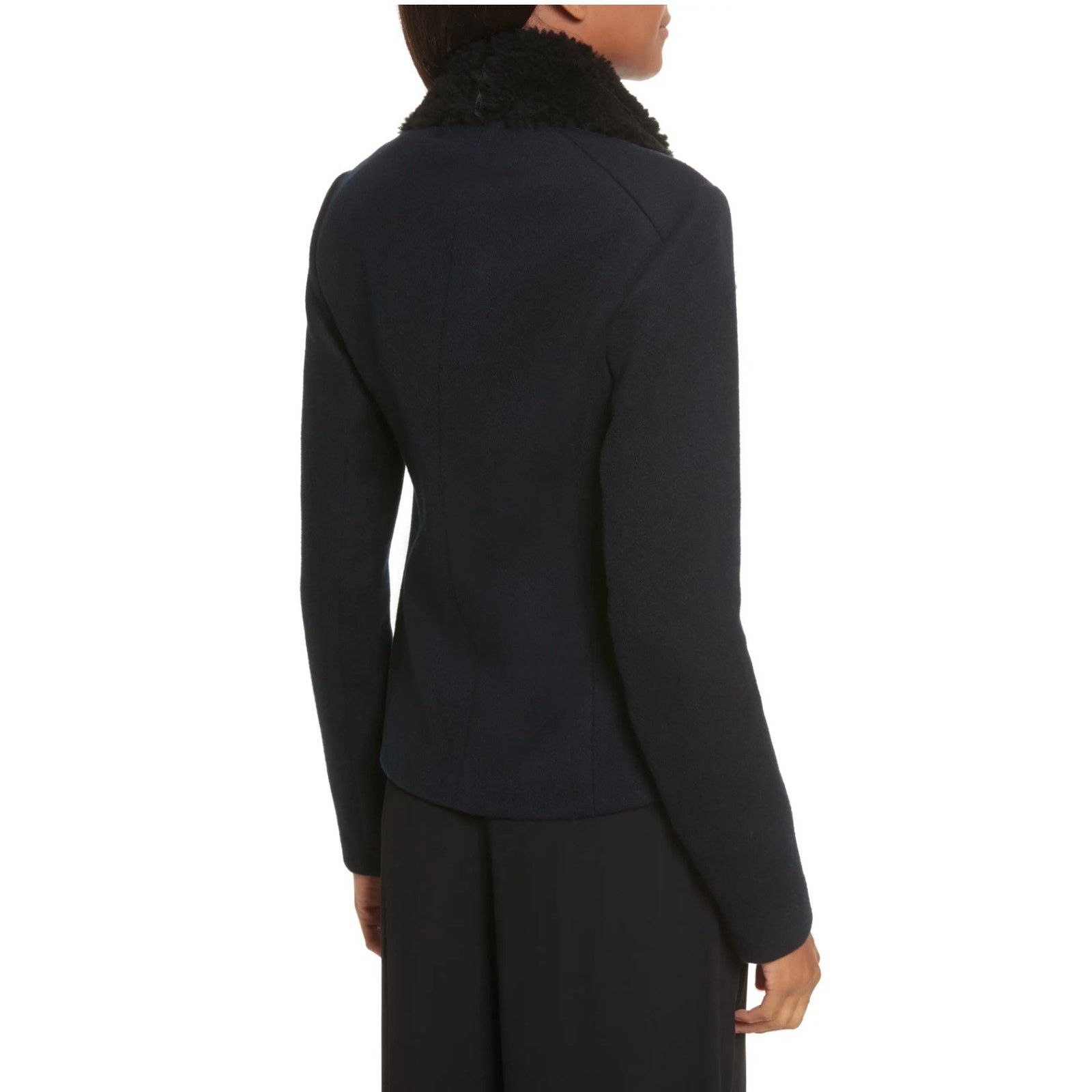 Vince NWOT Vince Shearling Collar Double-faced Jacket XS $750 Size XS / US 0-2 / IT 36-38 - 3 Thumbnail