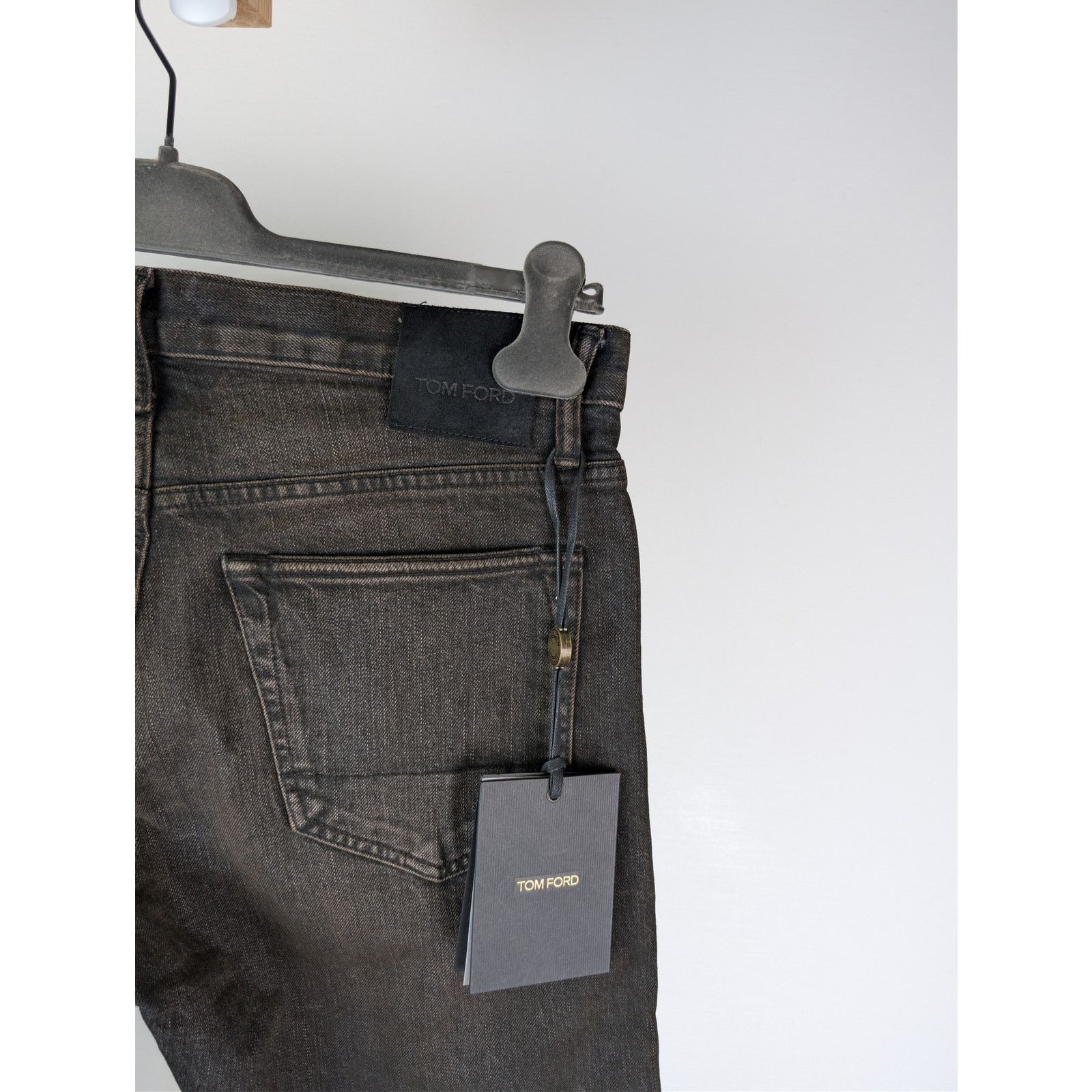 Tom Ford o1rshd1 Straight Fit Denim Jeans in Brown Size US 32 / EU 48 - 11 Thumbnail