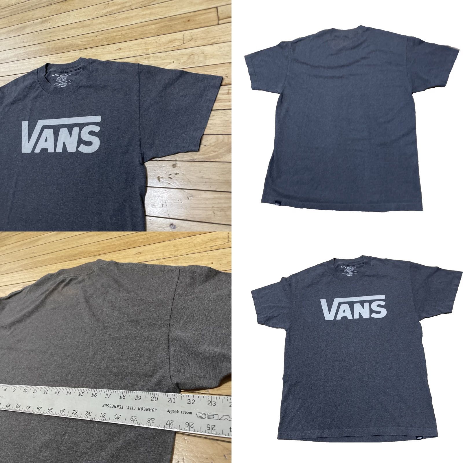Vans VANS Classic Fit Shirt Men L Gray Skater Off The Wall Y2k Streetwear Beach L Shirt Size US L / EU 52-54 / 3 - 10 Thumbnail