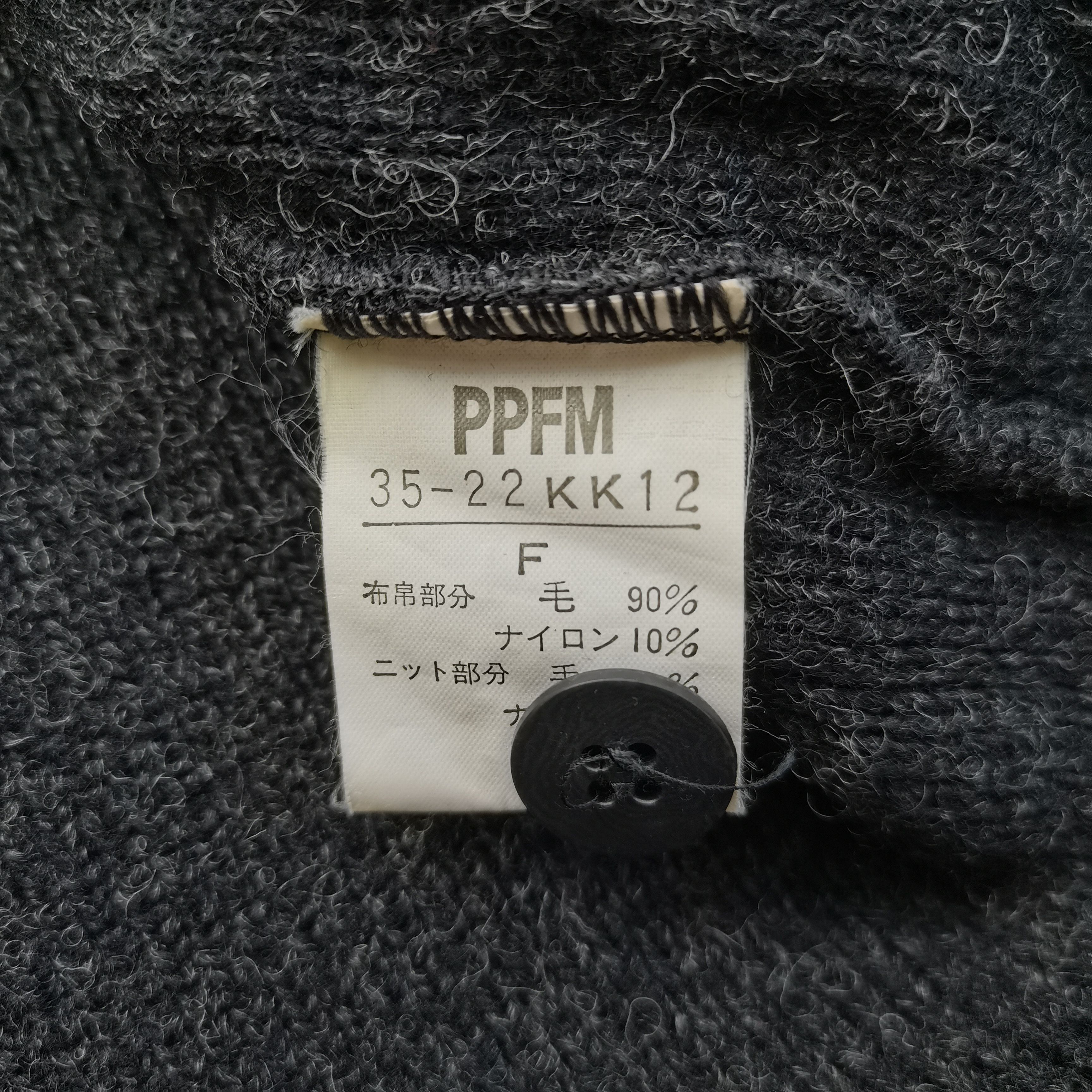Japanese Brand Steals🔥Vintage PPFM Wool Knitted Button Up Jacket Size US L / EU 52-54 / 3 - 10 Thumbnail